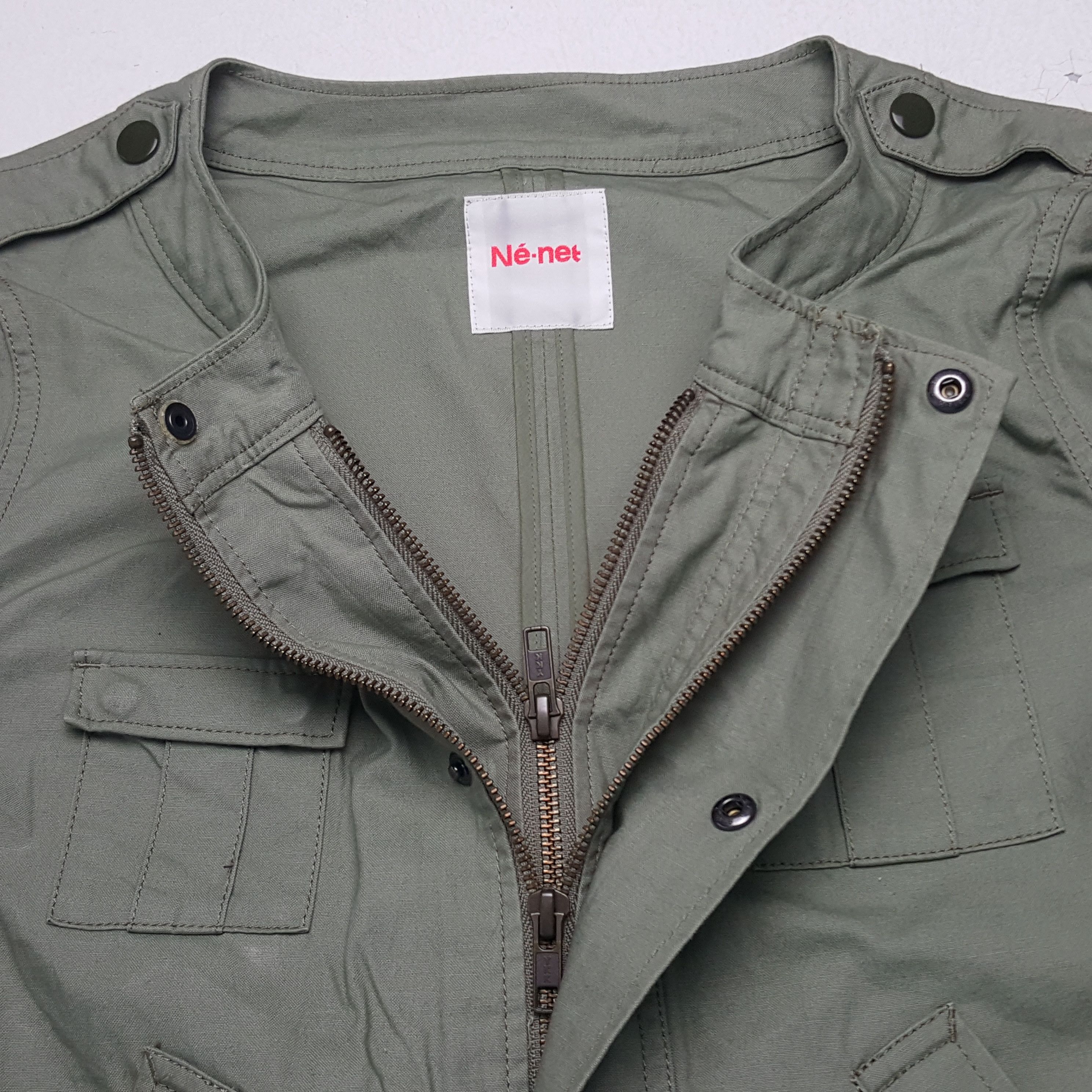 Issey Miyake × Ne-Net × Vintage Vintage Ne-Net by Issey Miyake Parka Military Jacket Size US S / EU 44-46 / 1 - 4 Thumbnail