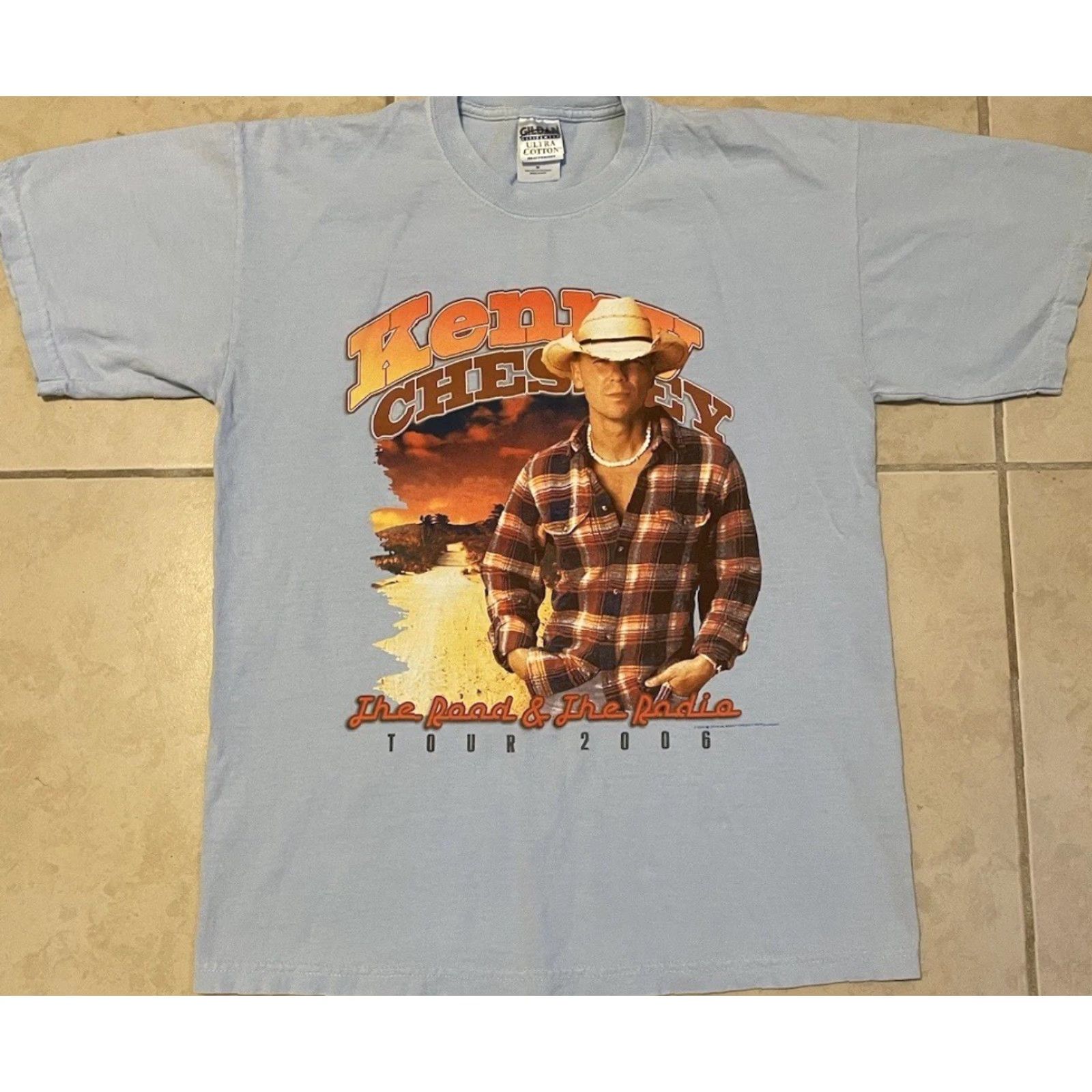 Vintage VINTAGE Kenny Chesney Tour Shirt M Concert Cowboy Rock Grunge 90s Y2K Blue Size US M / EU 48-50 / 2 - 2 Thumbnail