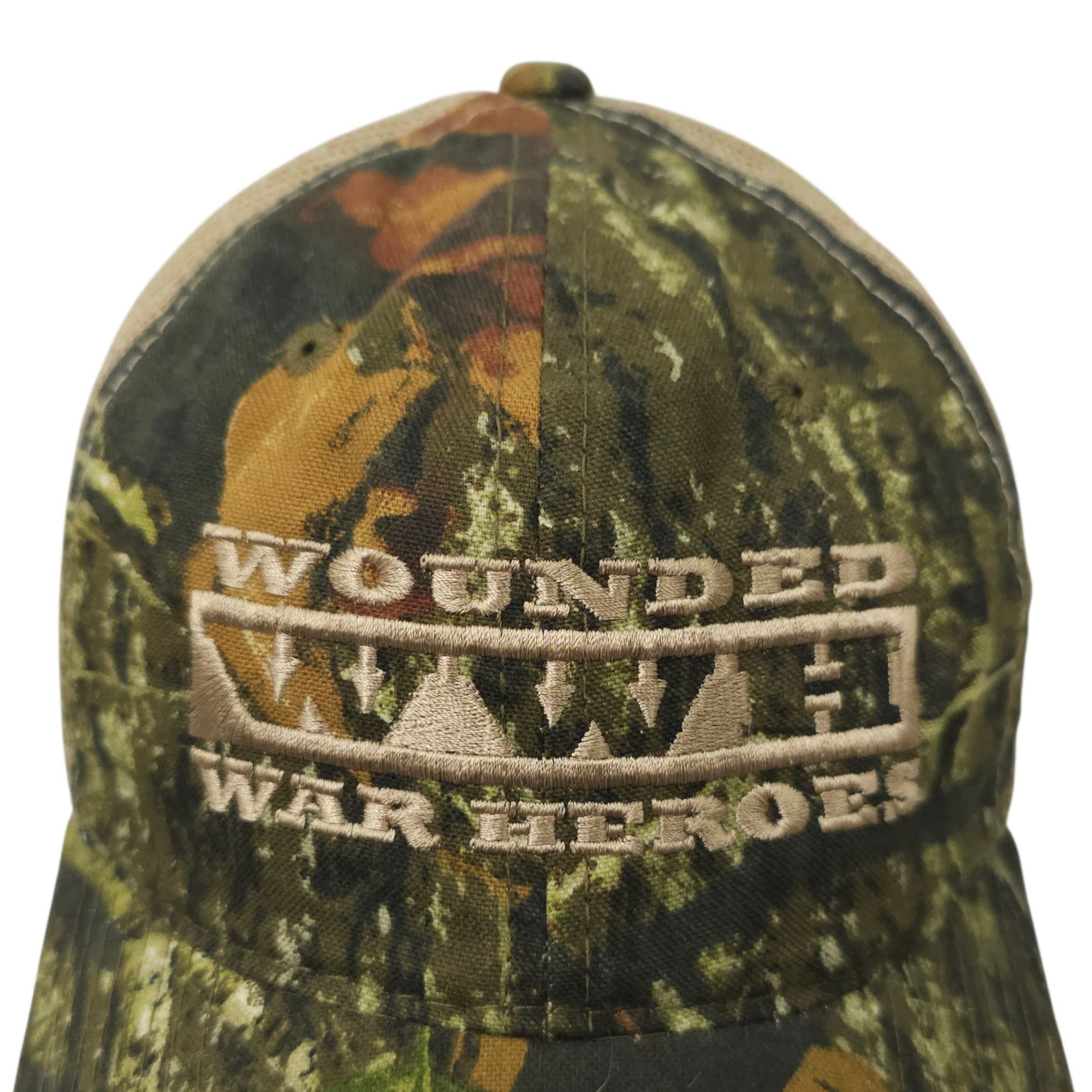 Mossy Oaks Mossy Oak Wounded War Heroes Mesh Back Camo Strapback Cap Size ONE SIZE - 7 Thumbnail