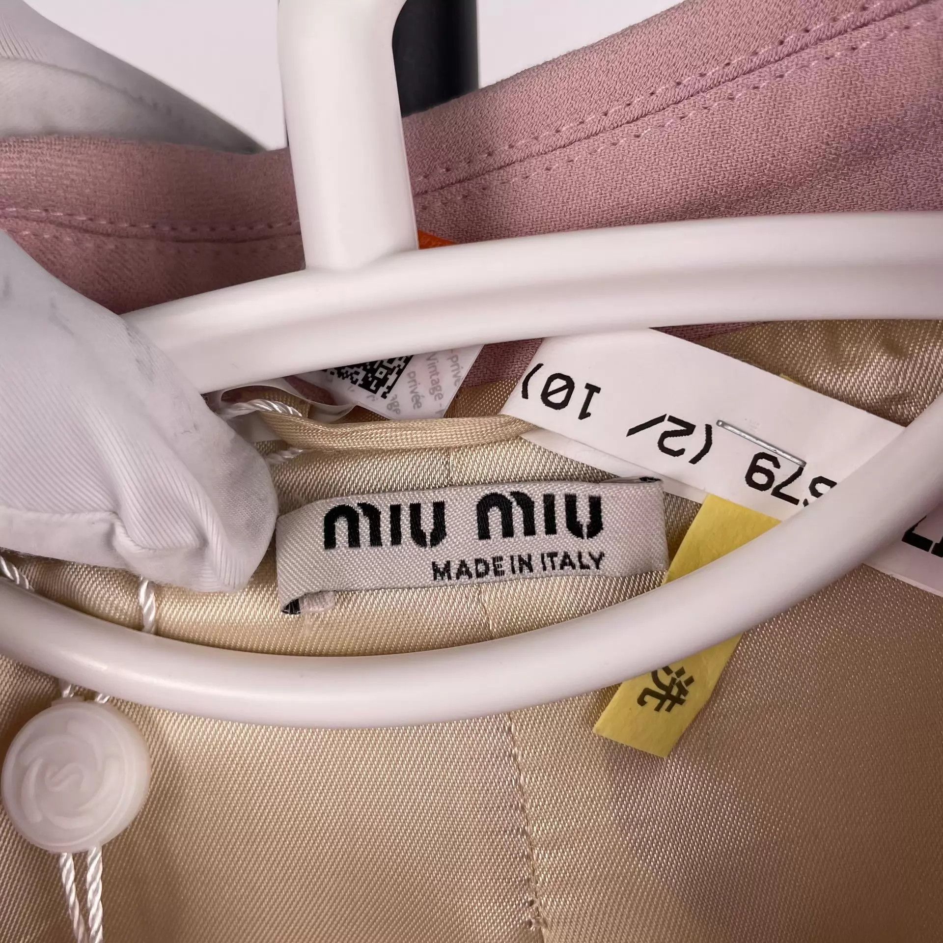 Miu Miu MIU MIU women's pink short blazer 38 Size XS / US 0-2 / IT 36-38 - 4 Thumbnail