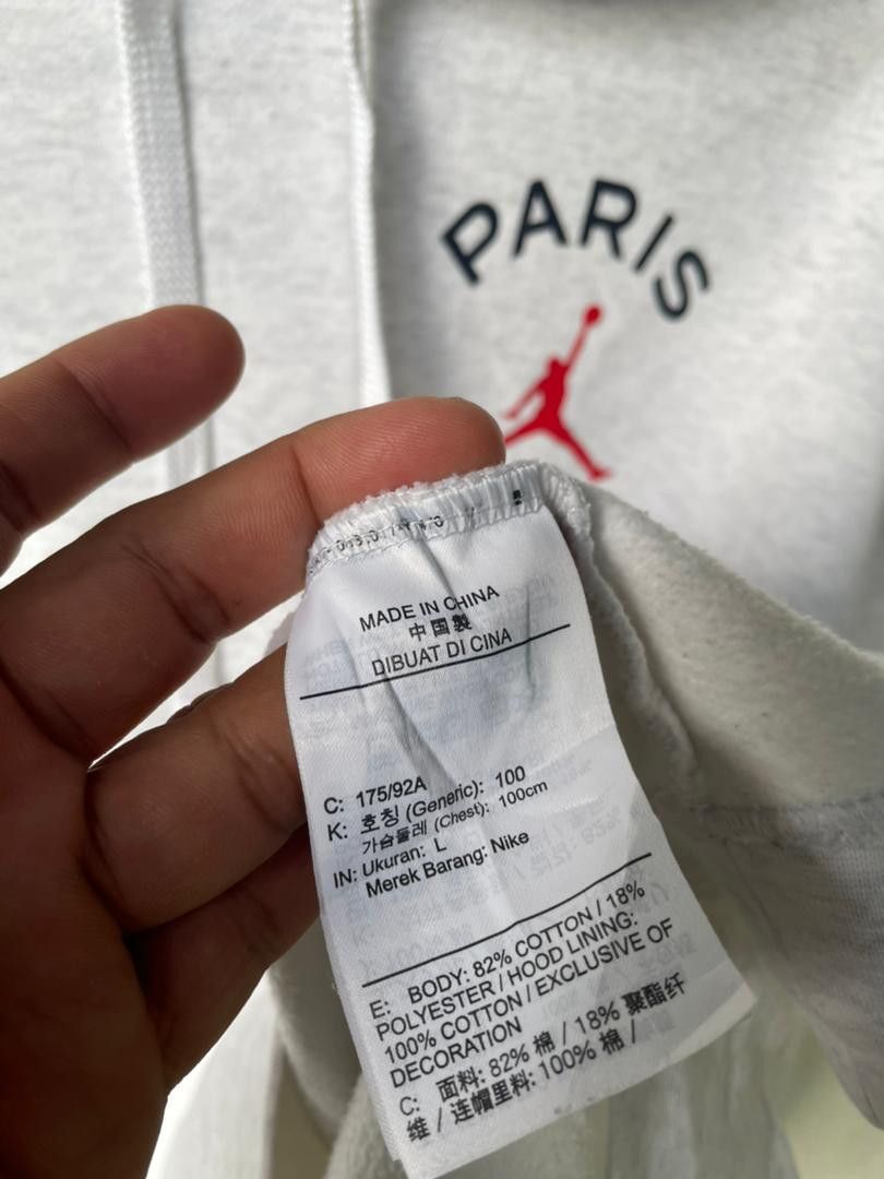 Jordan Brand Awesome Air Jordan X Paris Saint Germain Hoodie Size US M / EU 48-50 / 2 - 5 Thumbnail