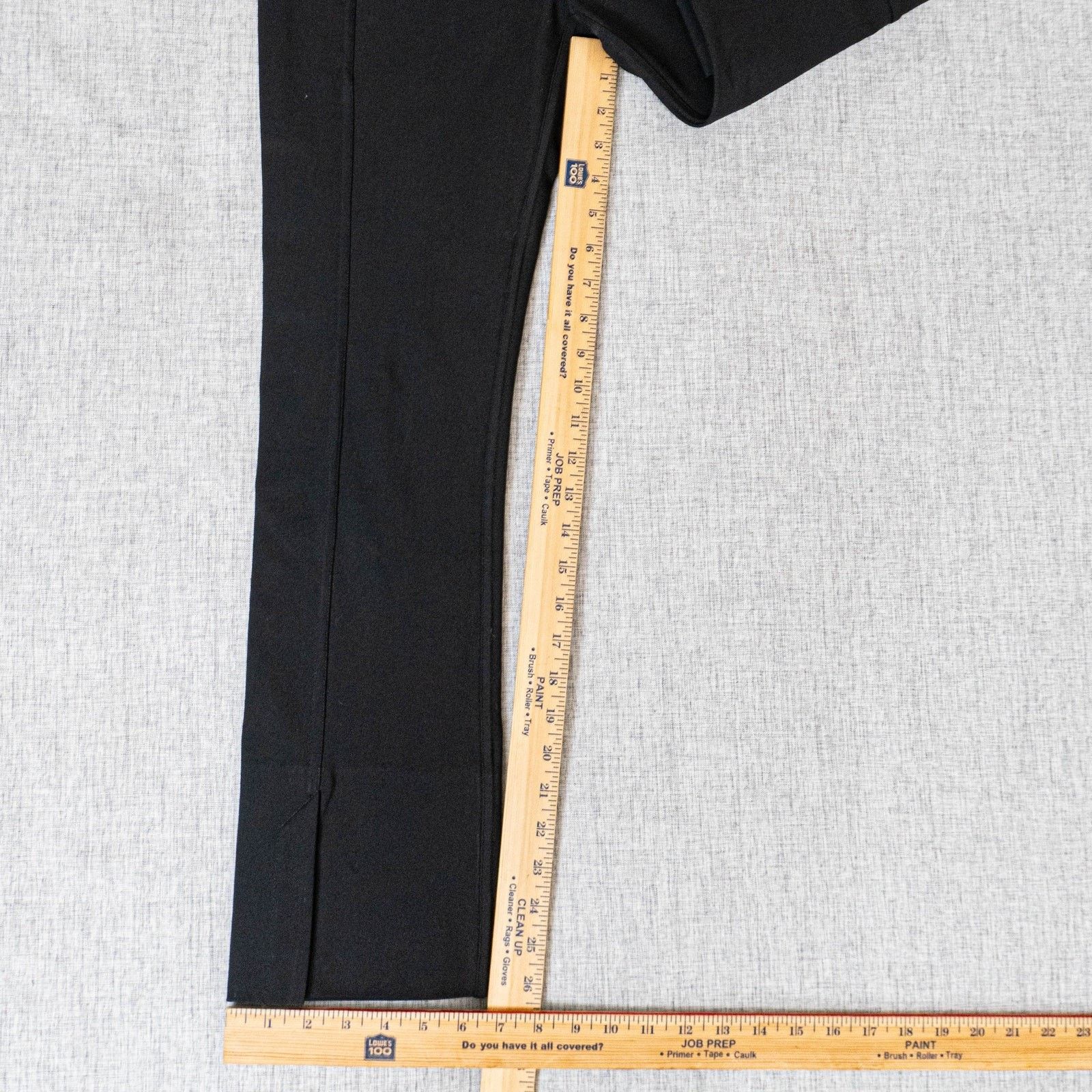 AYR AYR the Sizzle Split cuff stretch pants in black size 6 Size 28" / US 6 / IT 42 - 8 Thumbnail
