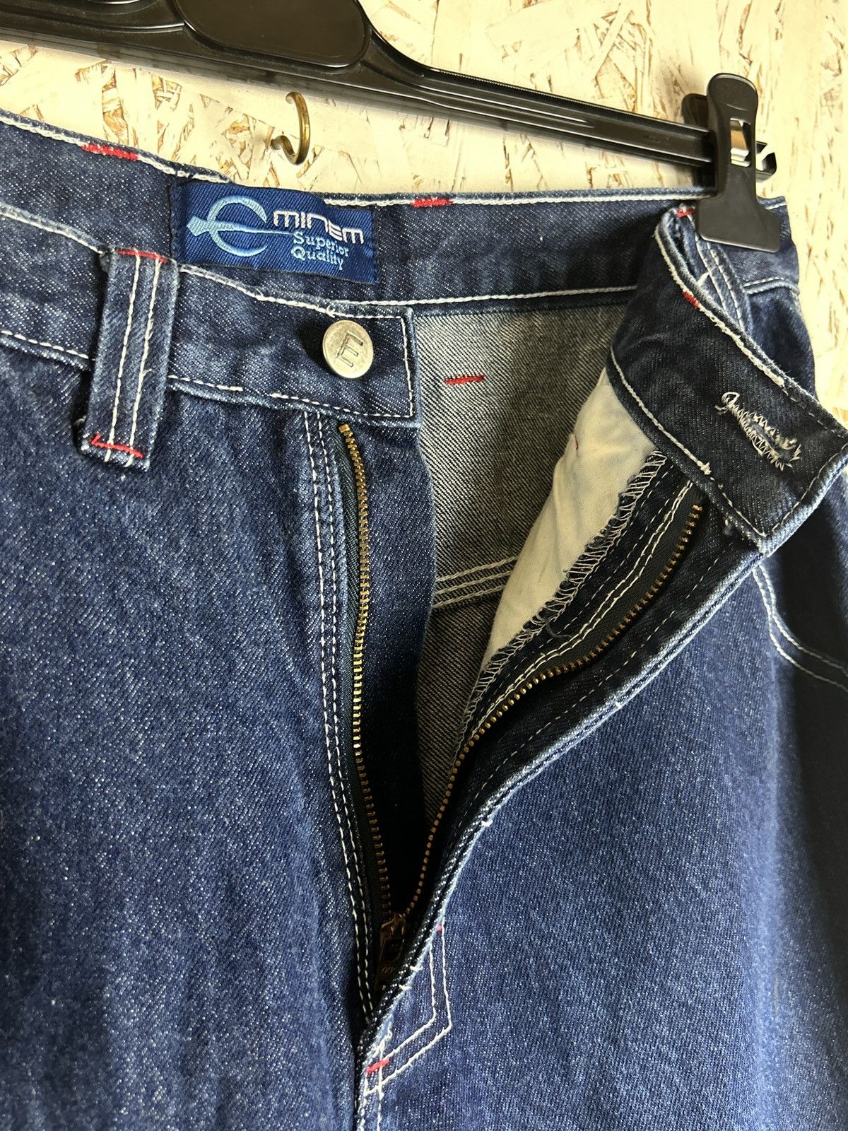 Eminem 90s Vintage Slim Shady Eminem Collection Rap Baggy Jeans 32 Size US 32 / EU 48 - 10 Thumbnail