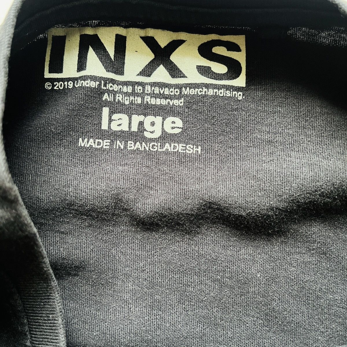 Band Tees INXS Rock Band 1977 TShirt Big Logo Printed Size US M / EU 48-50 / 2 - 14 Thumbnail