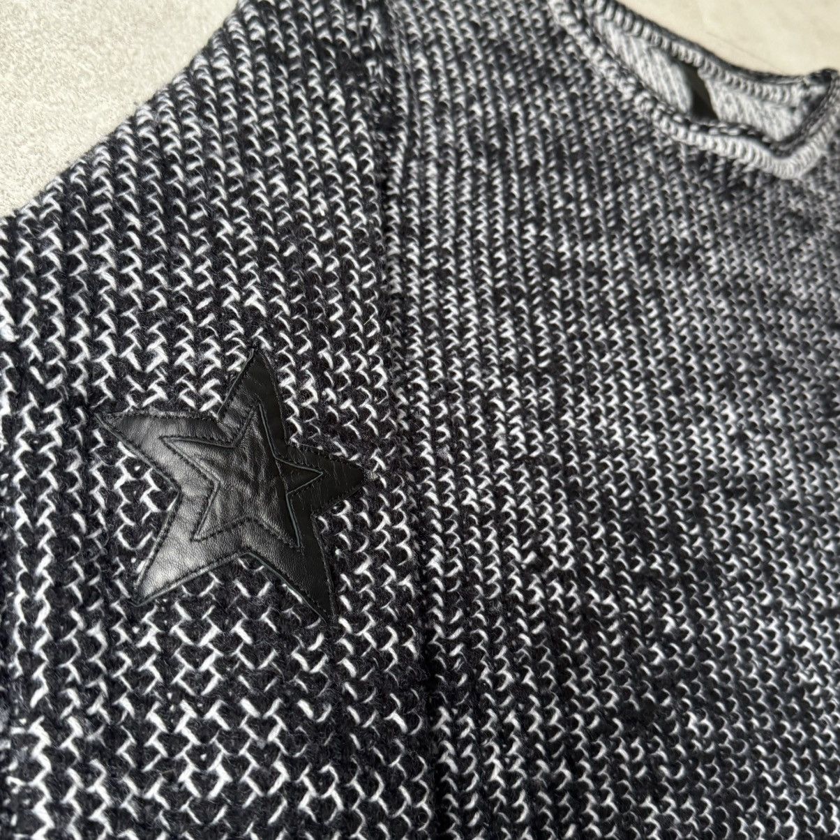 Chrome Hearts Chrome Hearts Star Leather Patch Knit Cashmere Sweater Size US M / EU 48-50 / 2 - 2 Thumbnail