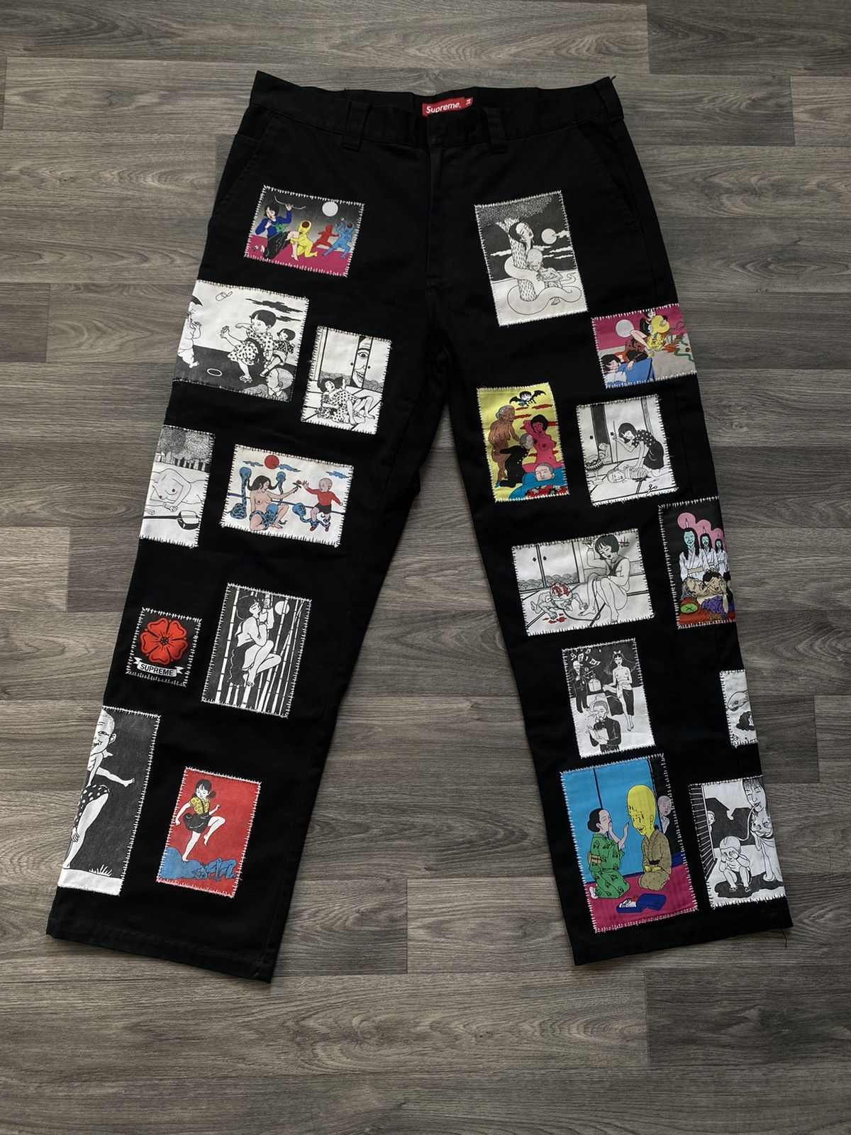 Supreme Toshio Saeki Work Pant Black