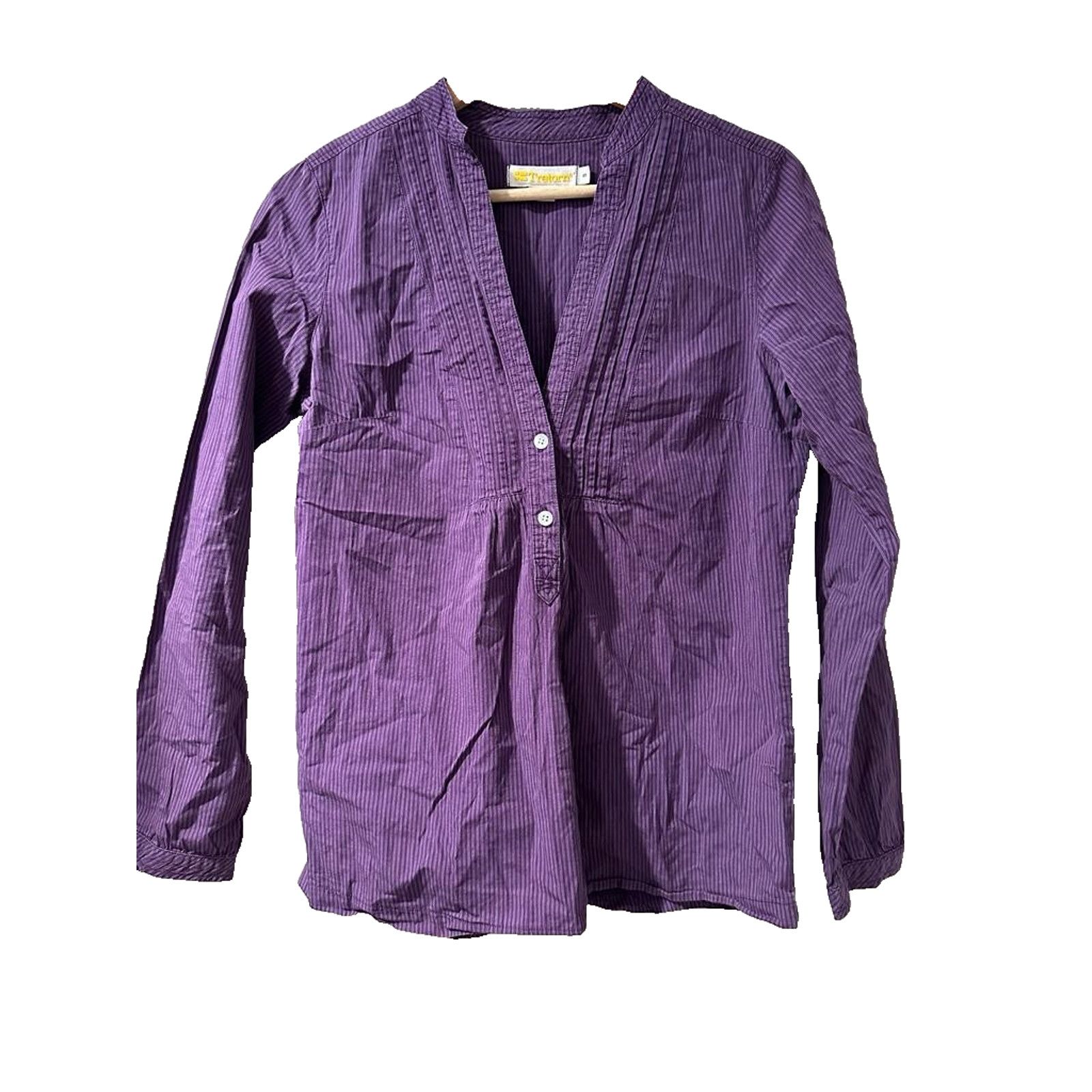 Tretorn Tretorn Women's Blouse Turn Down Collar Shirt A001786 Size S / US 4 / IT 40 - 1 Thumbnail