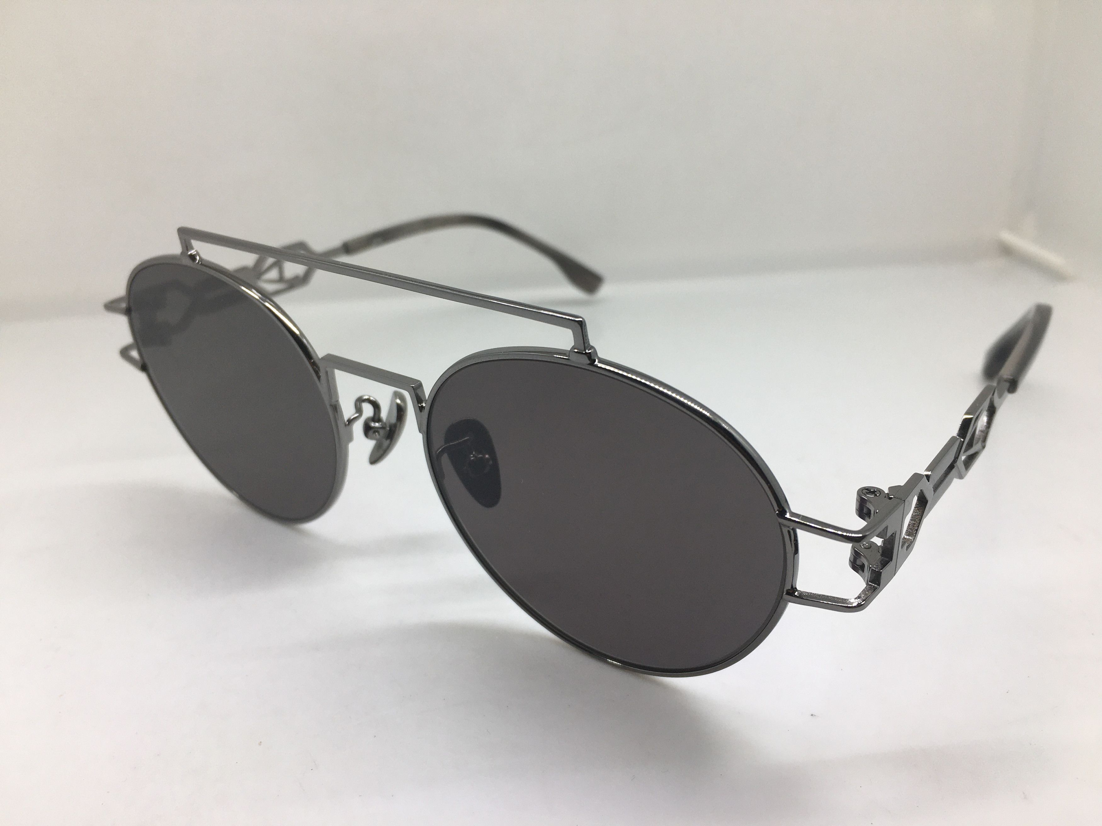 Other Grey Silver Round Sunglasses Frame ROCKABILLY Size ONE SIZE - 3 Thumbnail