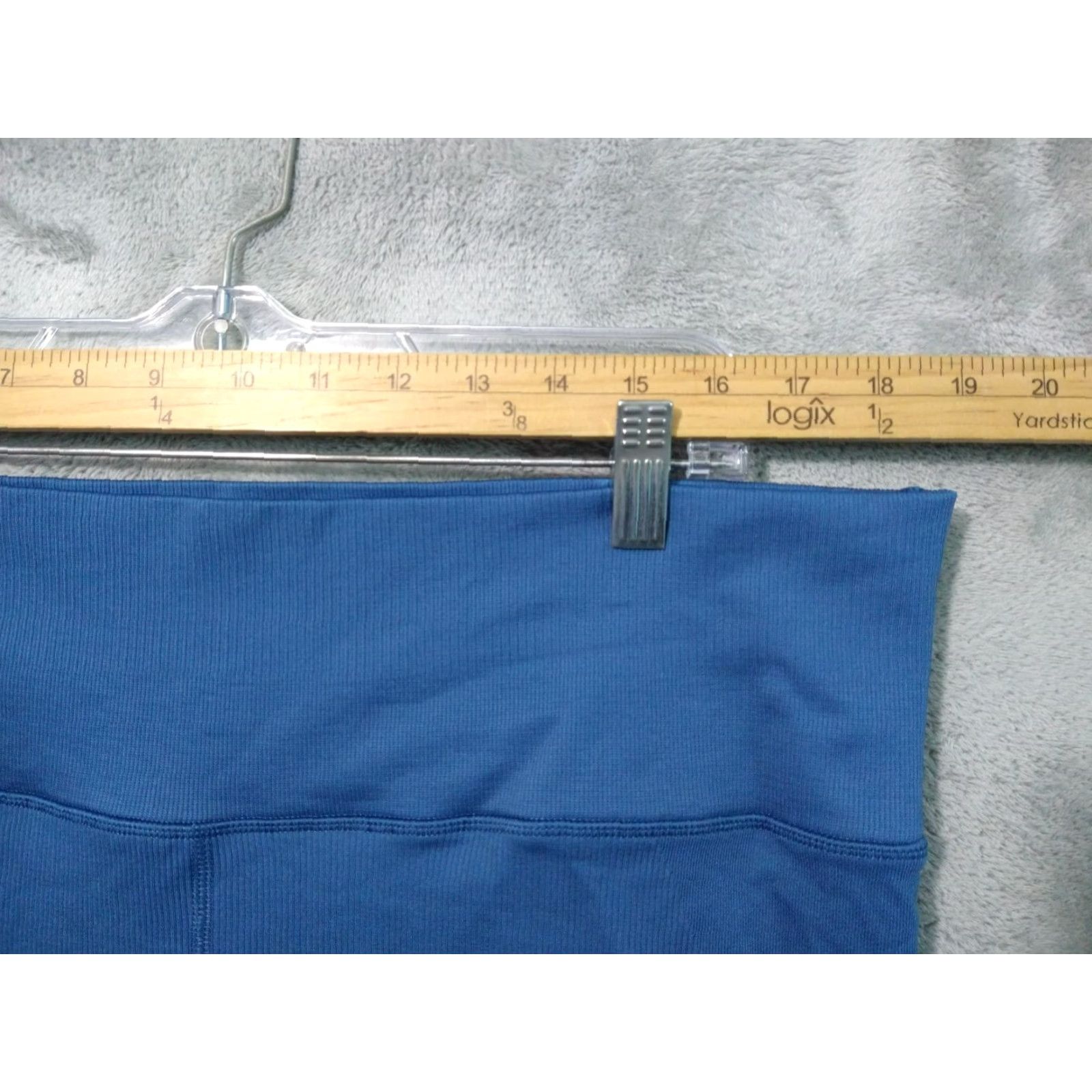 Athleta Athleta Leggings Womens 2X Blue Aurora Seamless Pull On Stretch High Rise Size 40" / US 18 - 3 Thumbnail