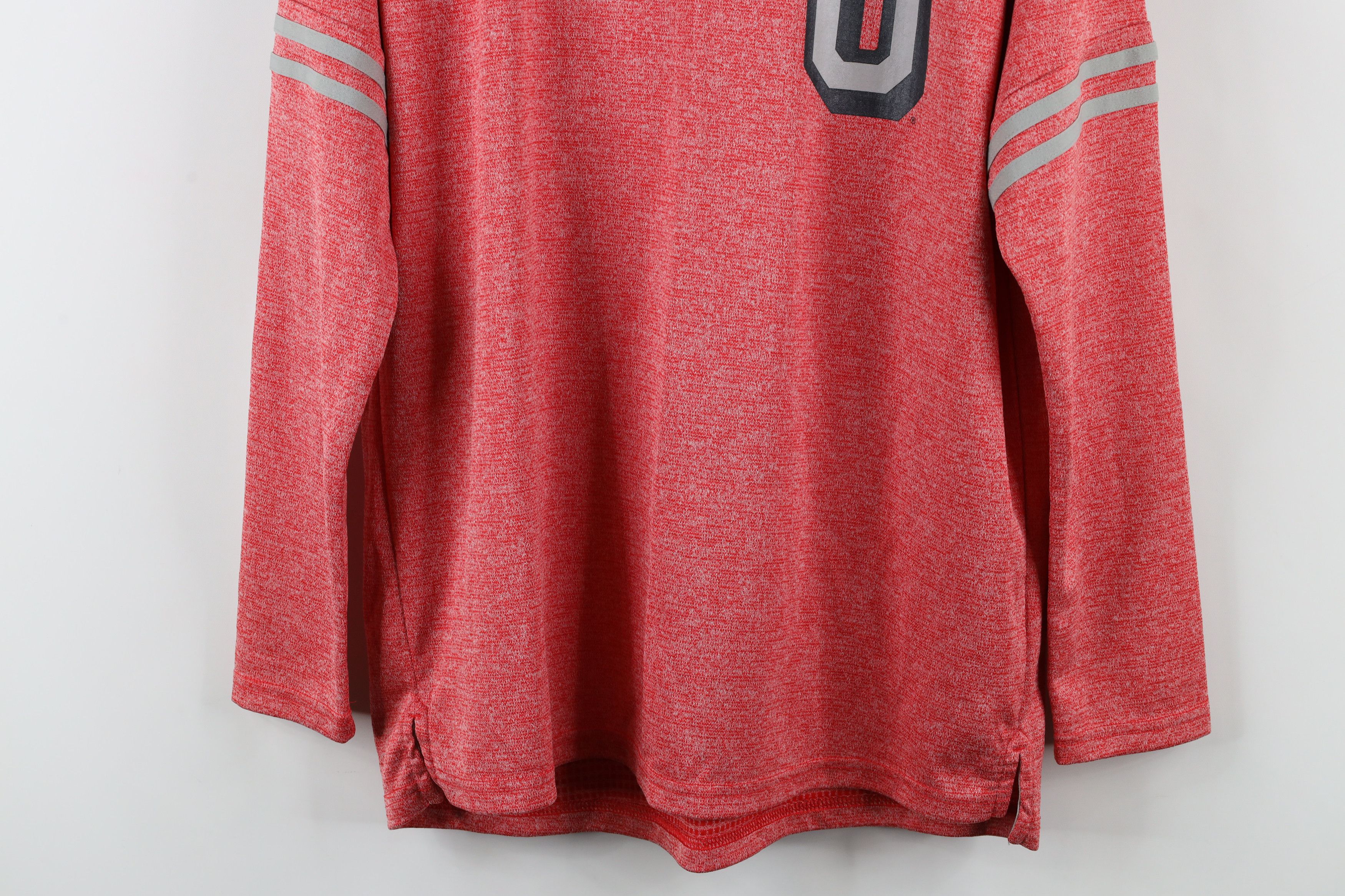 Nike × Vintage Nike University Fleece Lined Funnel Neck Sweatshirt Red Size L / US 10 / IT 46 - 3 Thumbnail