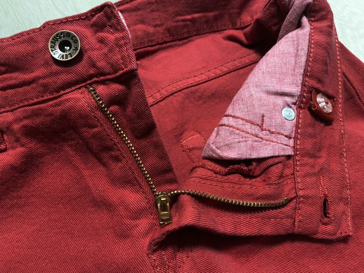 Levi's Women’s Junior Levi’s 511 Slim Vintage Red Jeans Denim Size 28" / US 6 / IT 42 - 18 Thumbnail