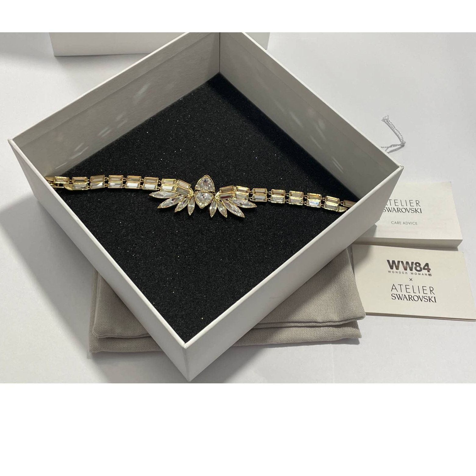 Swarovski Swarovski Wonder Woman bangle Gold tone Bracelet Size ONE SIZE - 5 Thumbnail