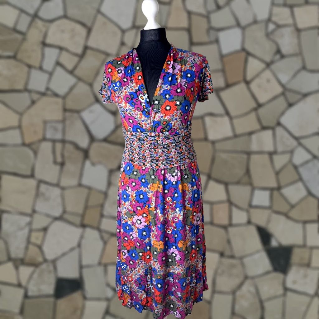 Desigual Desigual Dress Womens A-Line Multicoloured Knee Length M Size M / US 6-8 / IT 42-44 - 1 Thumbnail