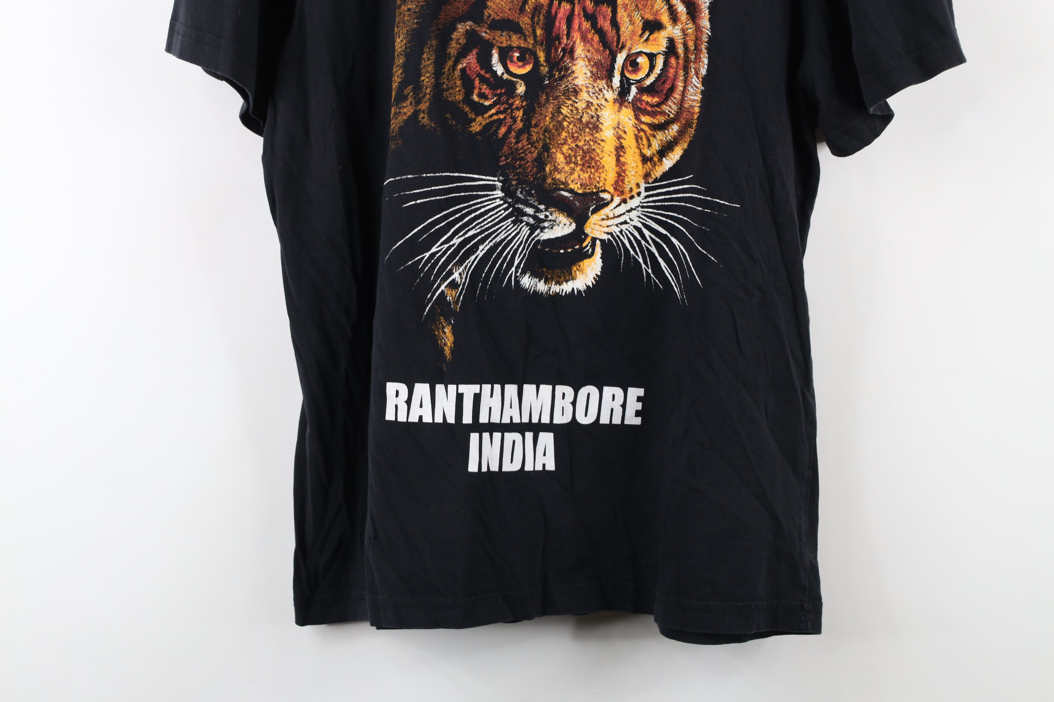 Vintage Vintage Y2K Streetwear Ranthambore India Tiger T-Shirt Black Size M / US 6-8 / IT 42-44 - 3 Thumbnail