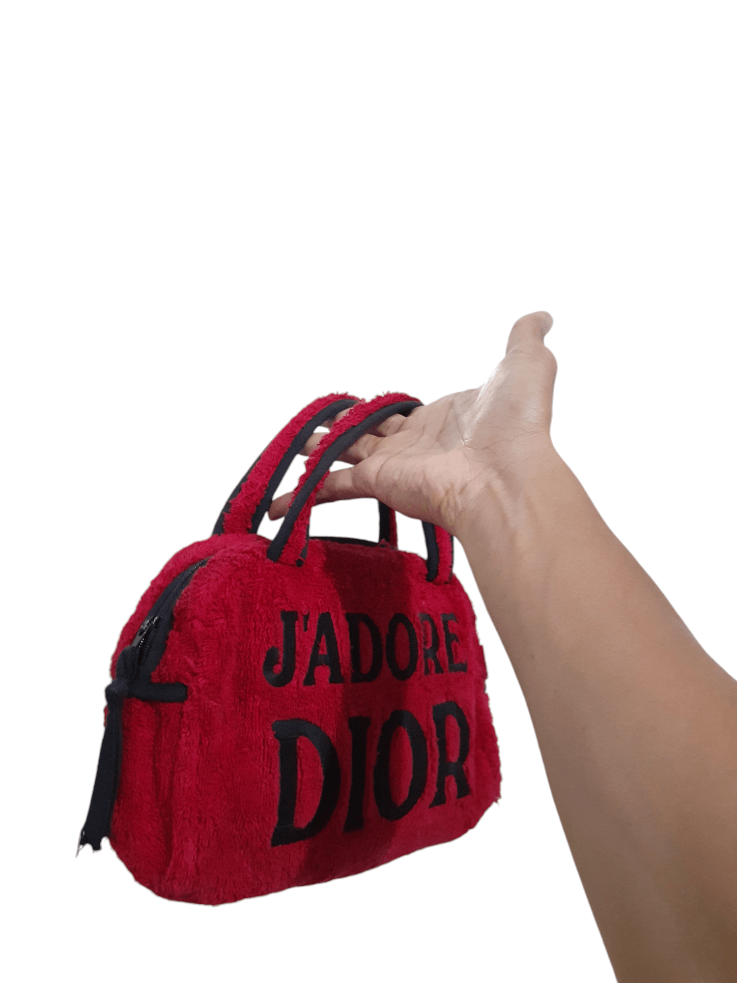 Dior J'ADORE Terry Mini Boston Bag Red Jadore Dior Bag | eBay