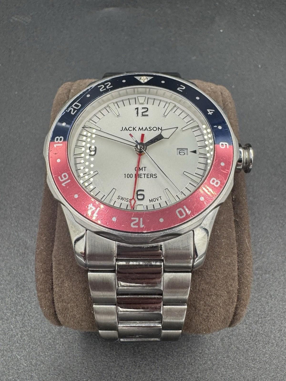 Other Sleek Jack Mason Halyard GMT Pepsi Blue Red Bezel | Link Ste Size ONE SIZE - 2 Thumbnail