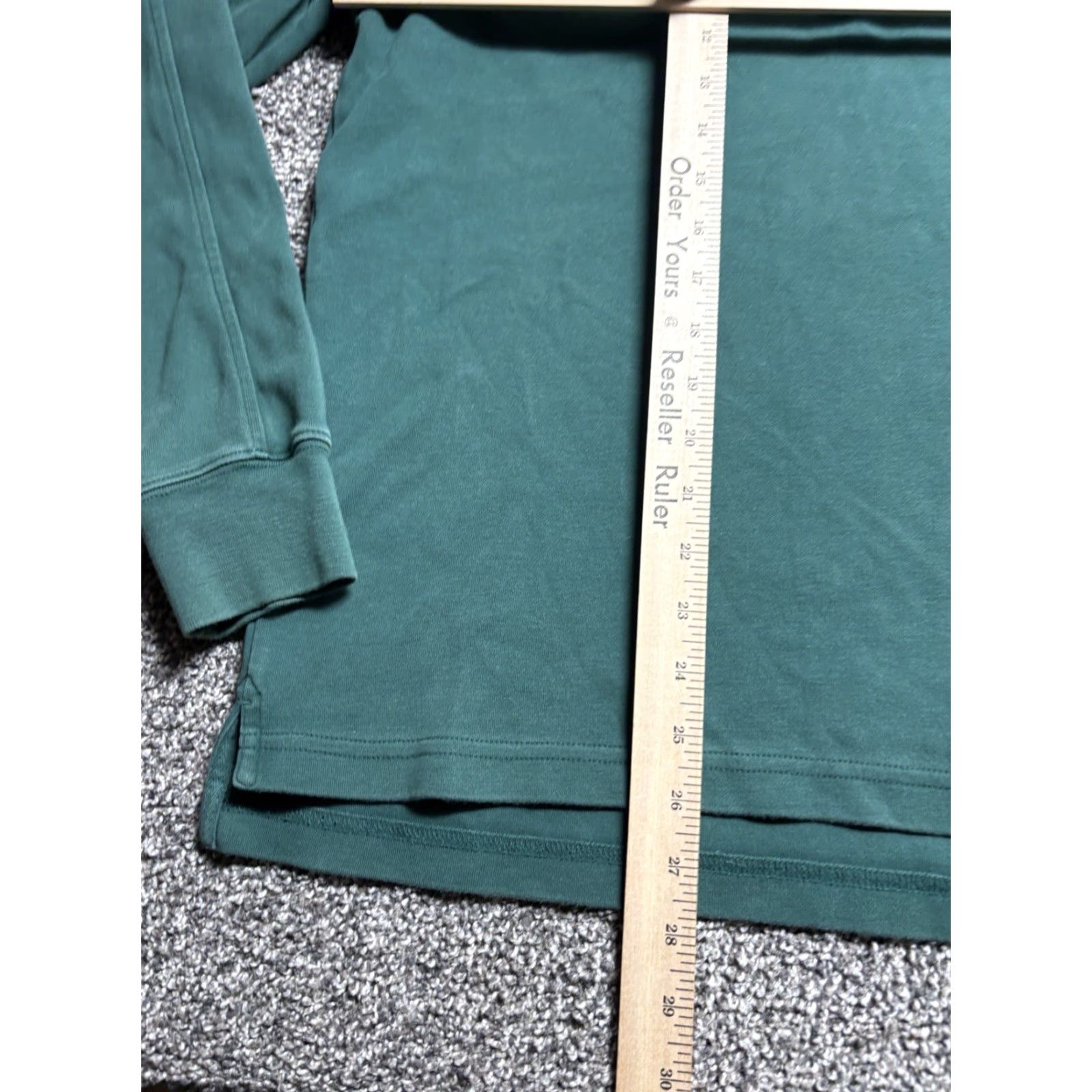 Lacoste Lacoste 1/4 Zip Sweater Mens Large Green Mock Neck Cotton Croc Pullover Size US L / EU 52-54 / 3 - 6 Thumbnail