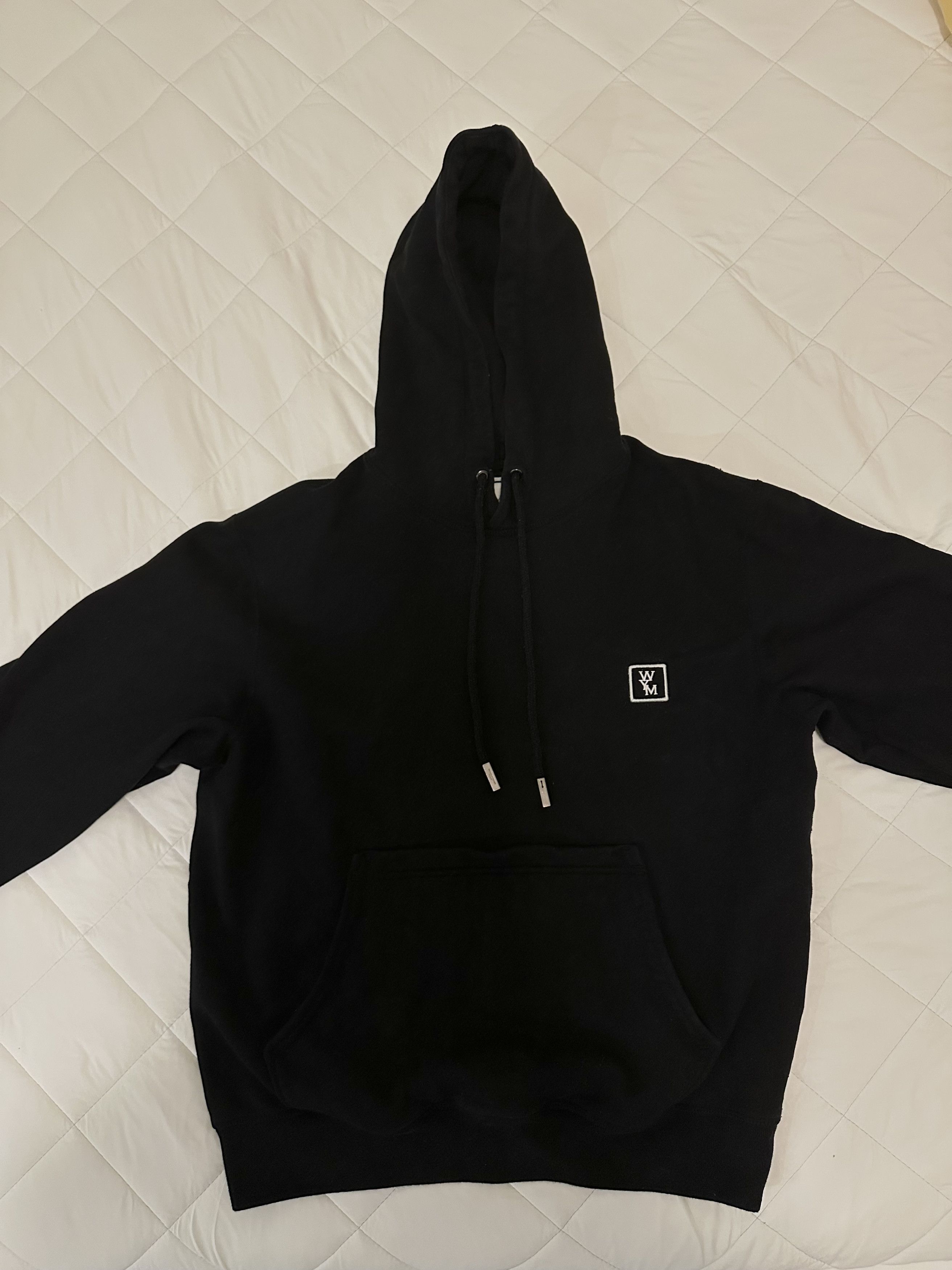 Wooyoungmi Wooyoungmi Paris Logo Hoodie - Black (Tagged XXS / KR 44) Size US XS / EU 42 / 0 - 4 Thumbnail