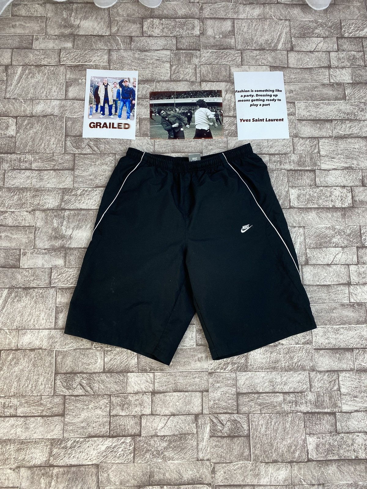 Nike × Vintage Vintage Nylon Nike Shorts Y2k style M Size US 32 / EU 48 - 1 Thumbnail
