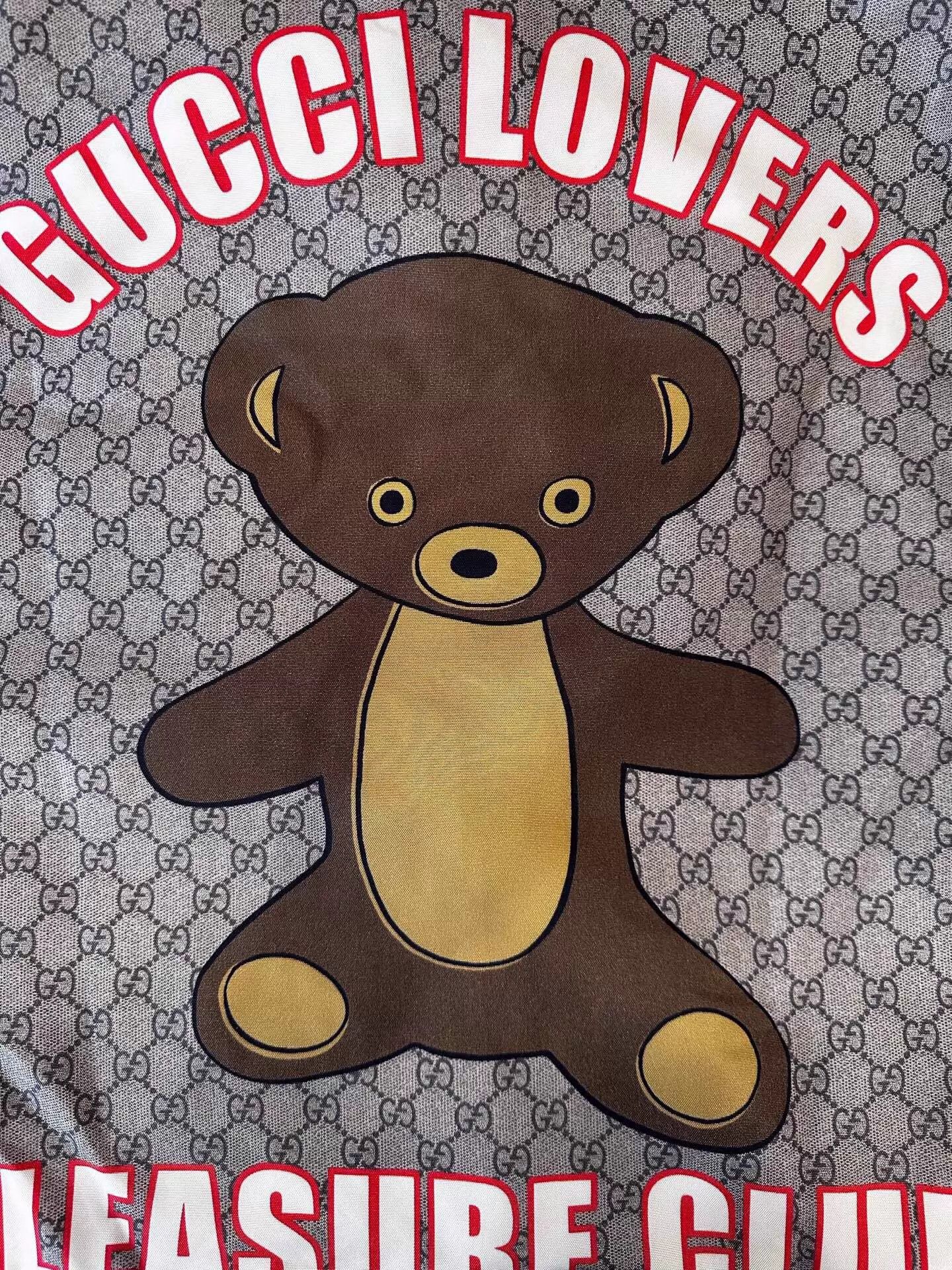 Gucci Gucci x Kai Bear GG Logo Light Brown Zip Jacket 52 Size US L / EU 52-54 / 3 - 5 Thumbnail