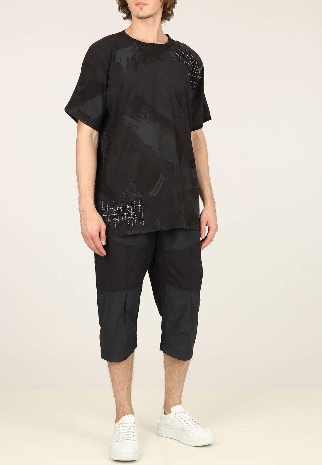 Japanese Brand × Maharishi Maharishi Patchwork T-Shirt Black Embroidered Organic Cotton Size US M / EU 48-50 / 2 - 9 Thumbnail