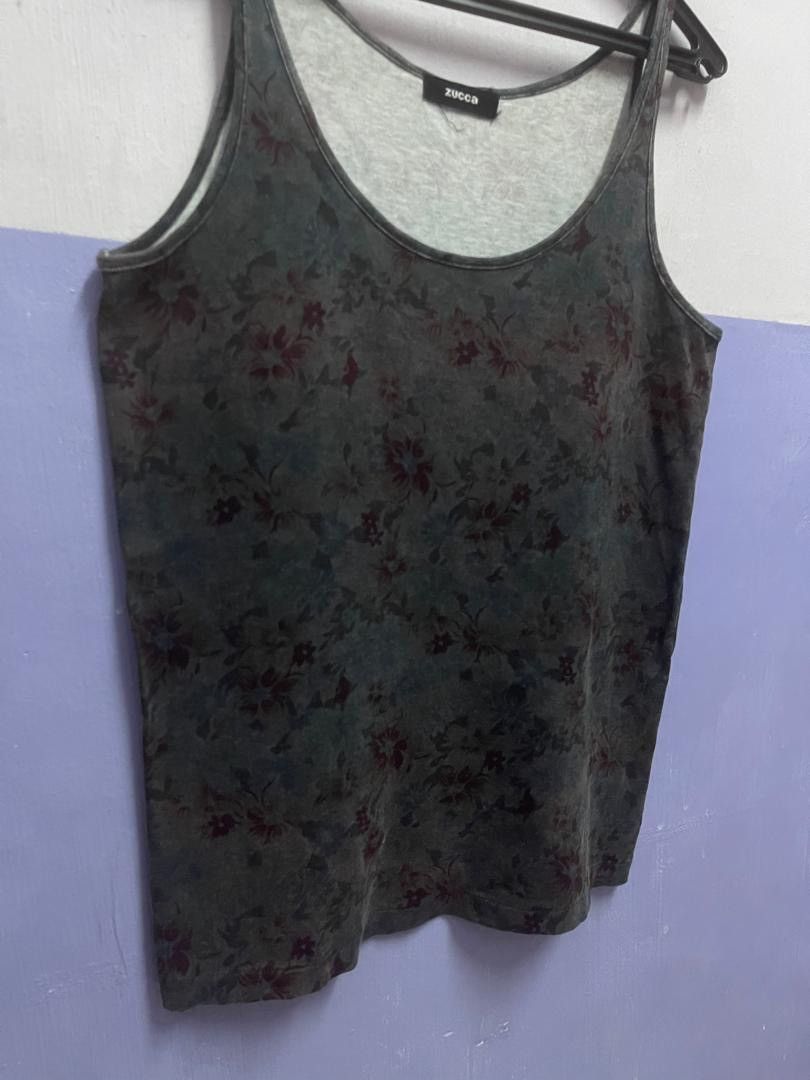 Zucca Issey Miyake by Zucca Flower Tank Top Size US M / EU 48-50 / 2 - 3 Thumbnail