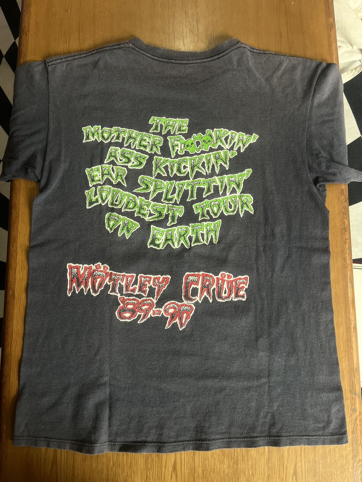 Band Tees Vtg Motley Crue Drx.FeelGood PusHead 1989’s Design Tshirt Size US L / EU 52-54 / 3 - 10 Thumbnail