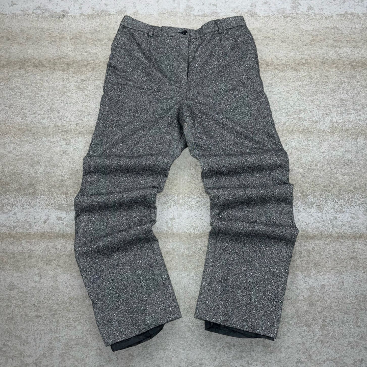 Pendleton Vintage 90s Pendleton Dress Pants Womens 10 Baggy Grey Wool Size 32" / US 10 / IT 46 - 2 Thumbnail