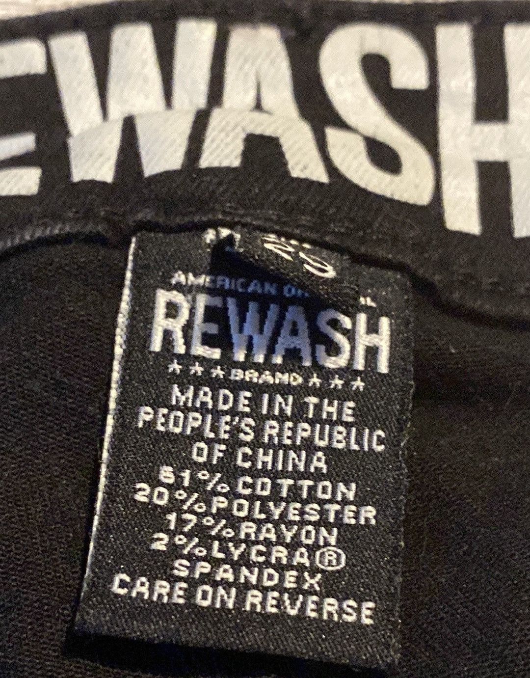 Other Rewash Brand, Black, Denim, Skinny Jeans Size 29" - 8 Thumbnail