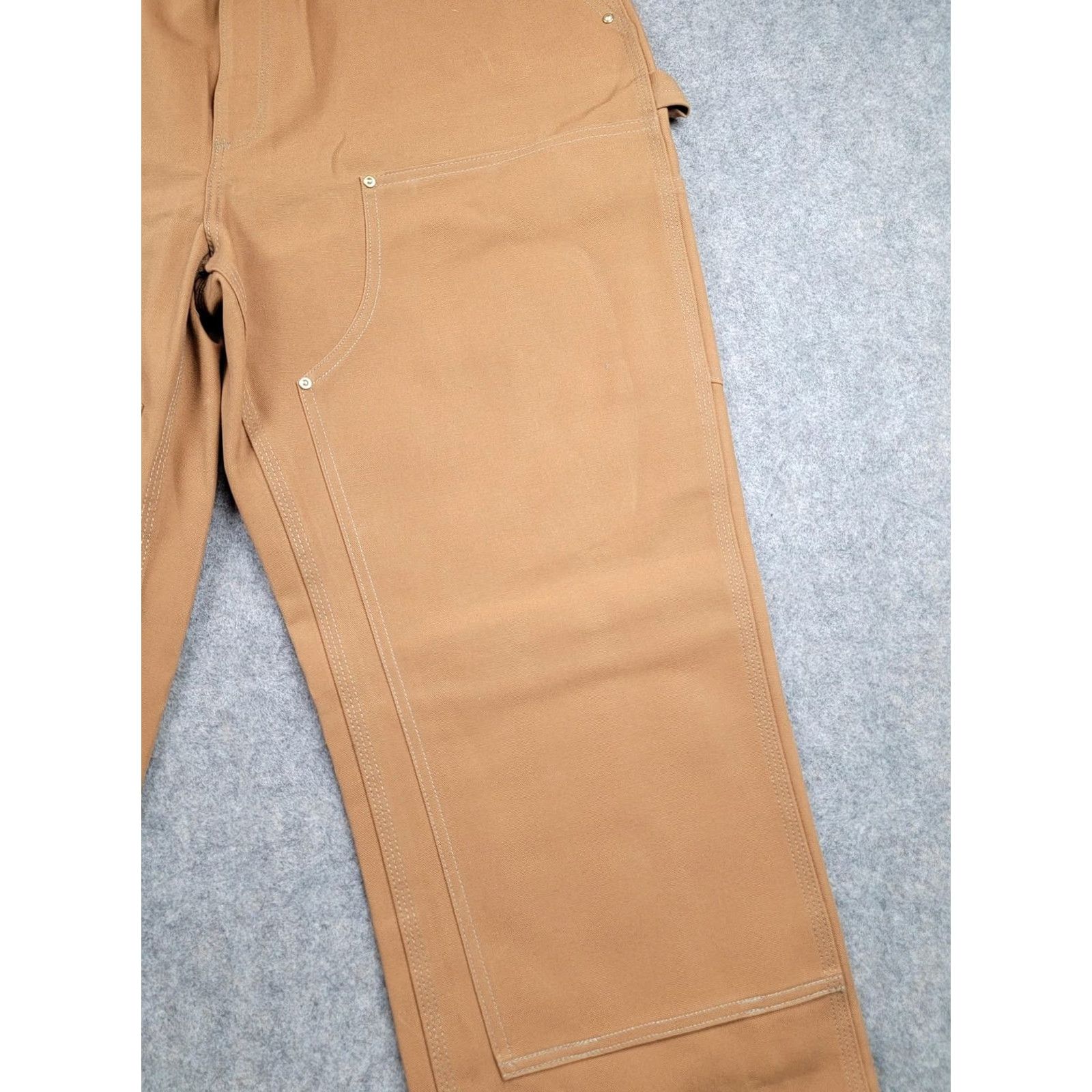 Carhartt Carhartt Pants Mens 40x34 Brown Loose Fit Double Front Utility Work USA Size US 40 / EU 56 - 5 Thumbnail