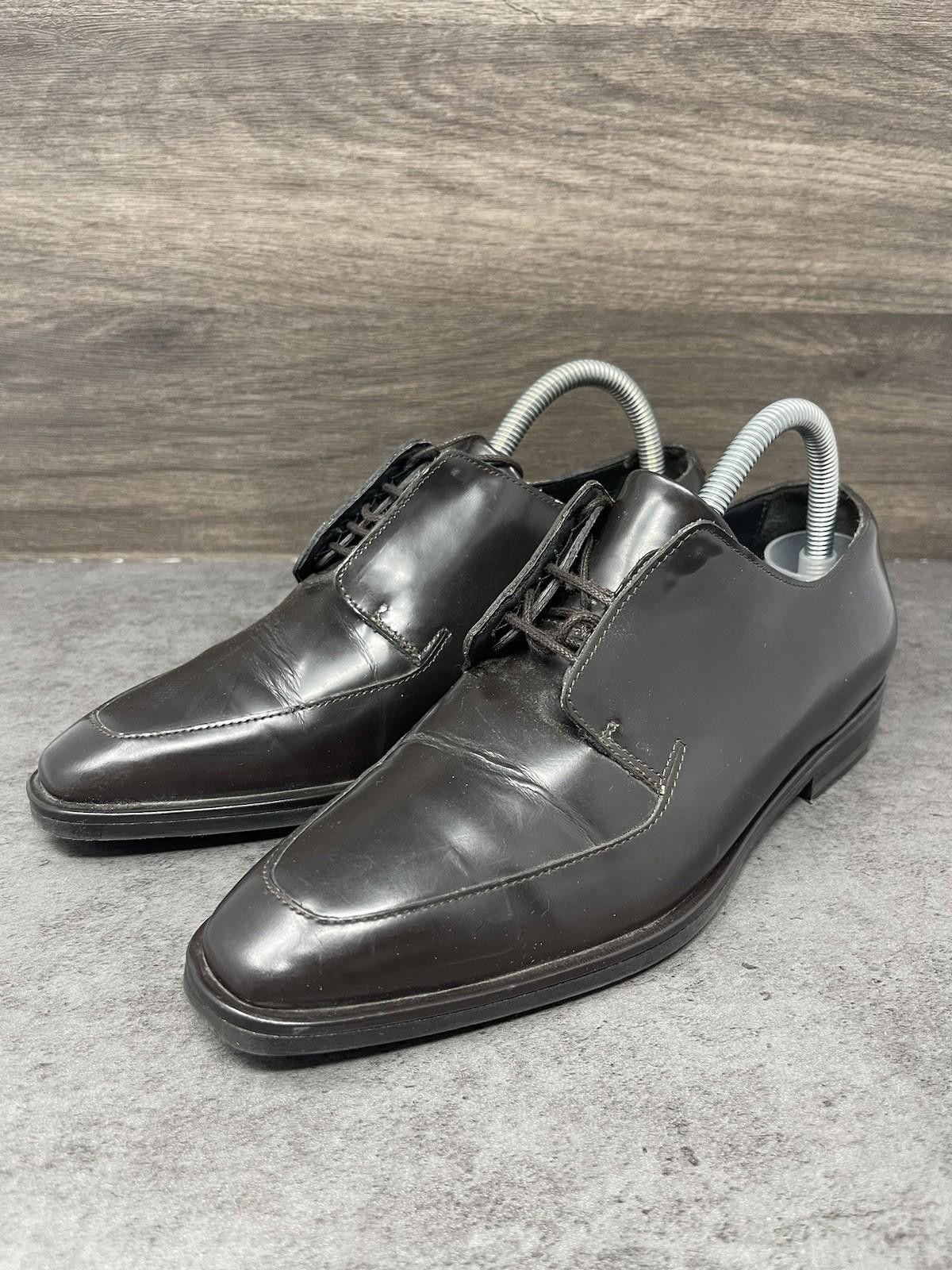 Cos COS Shoes Womens Size 8 (38) Derby Brown Leather Lace Up Size US 8 / IT 38 - 2 Thumbnail