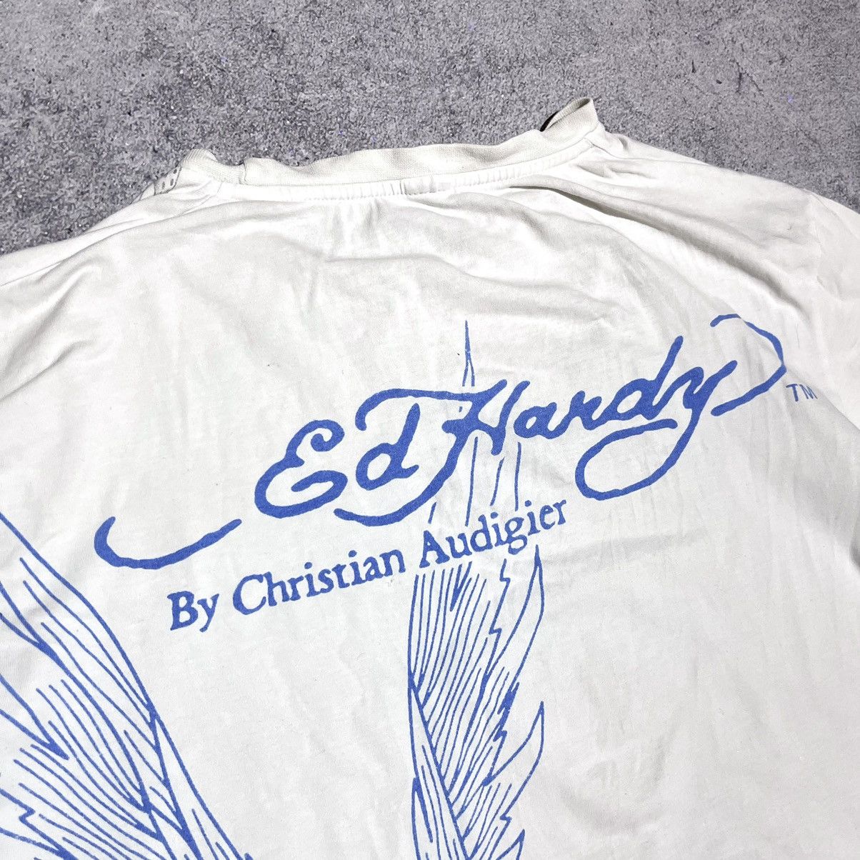 Christian Audigier Vintage Ed Hardy Tiger & Snakes Big Logo Tee Size S - M Size US M / EU 48-50 / 2 - 5 Thumbnail
