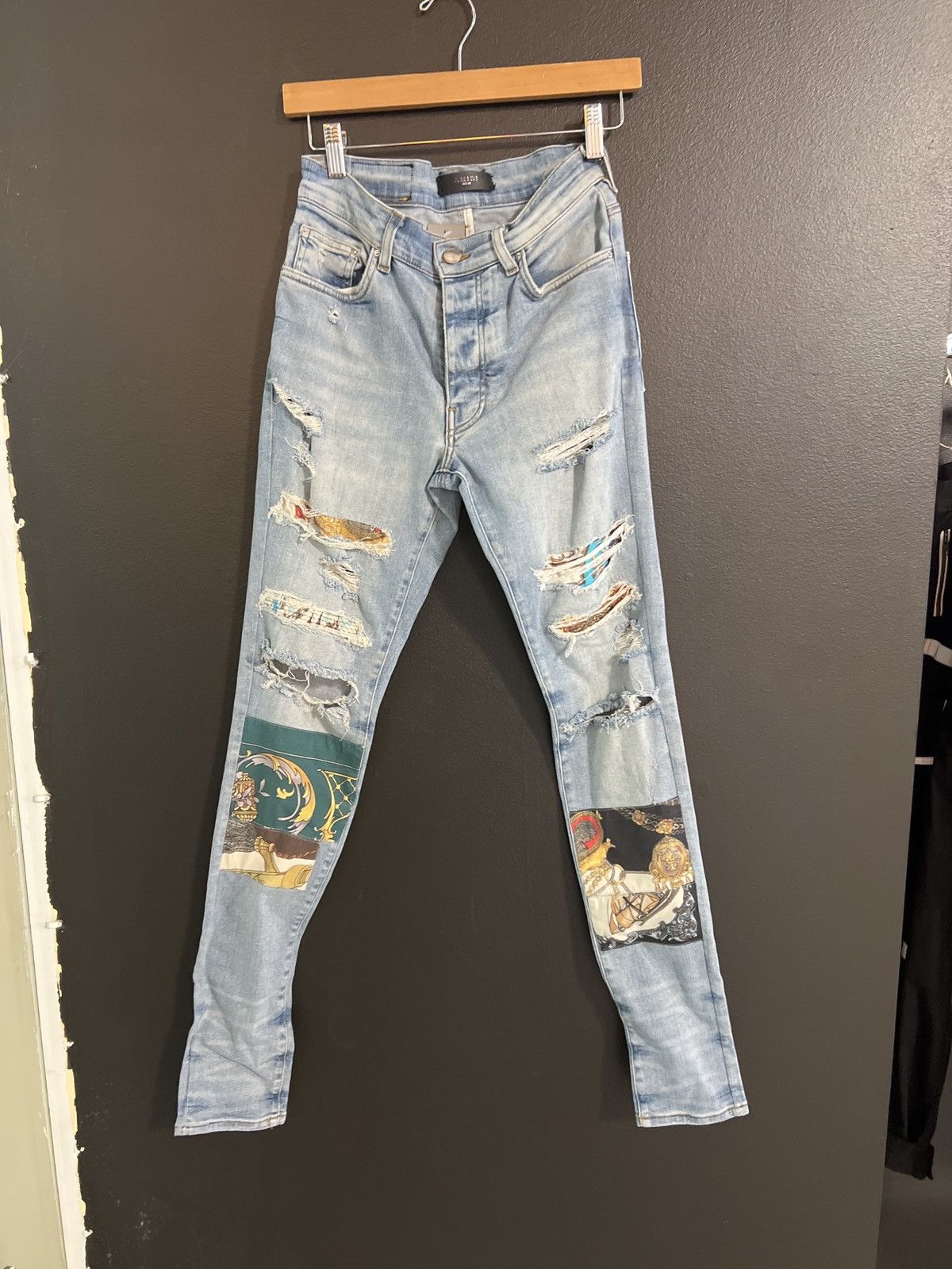 image of Amiri Jeans Size 30 in Blue, Men's