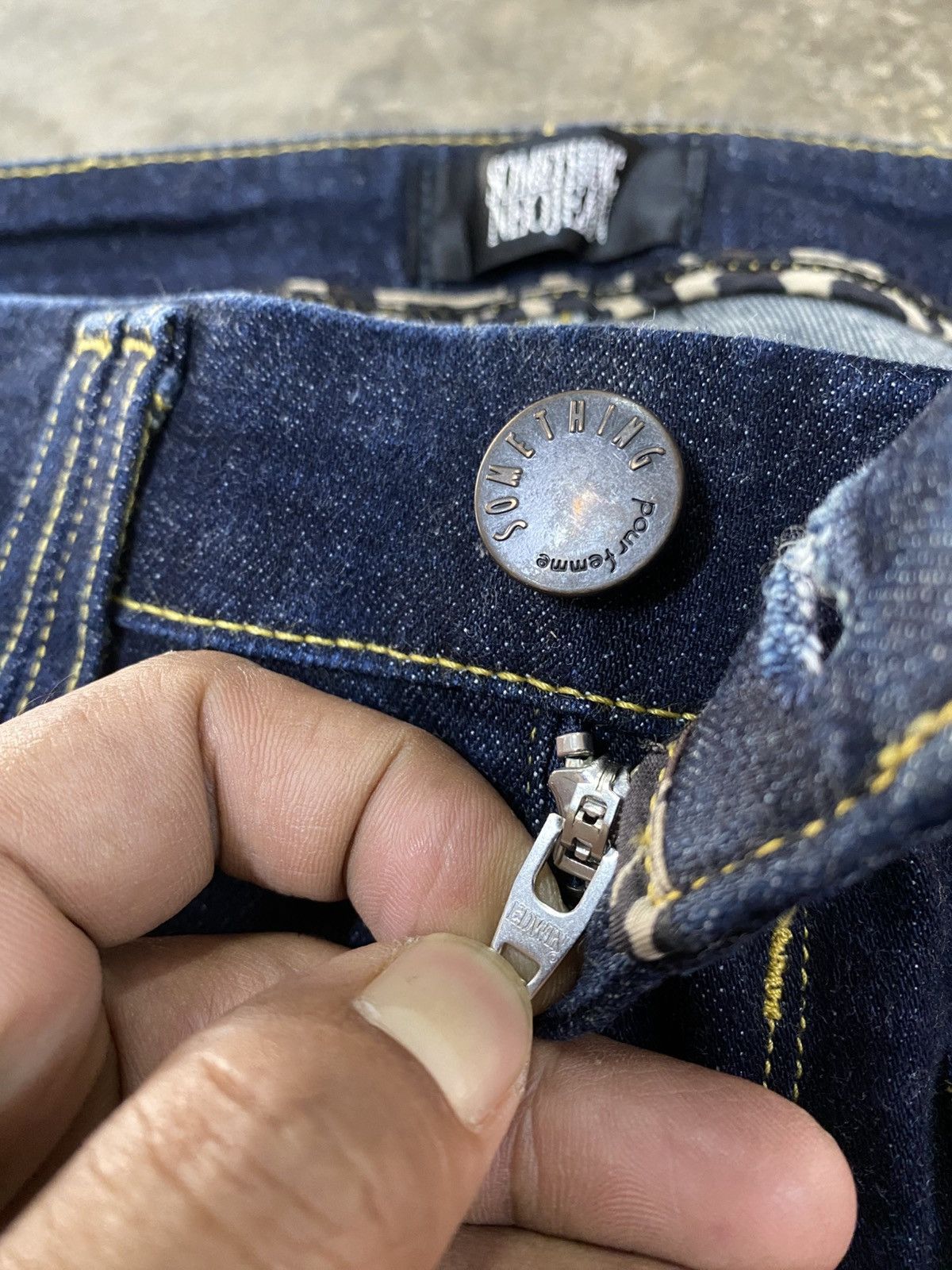 Edwin × If Six Was Nine × Le Grande Bleu (L.G.B.) Super Flare Something Neo Jean Pour Femme p188 Size 26" / US 2 / IT 38 - 11 Thumbnail