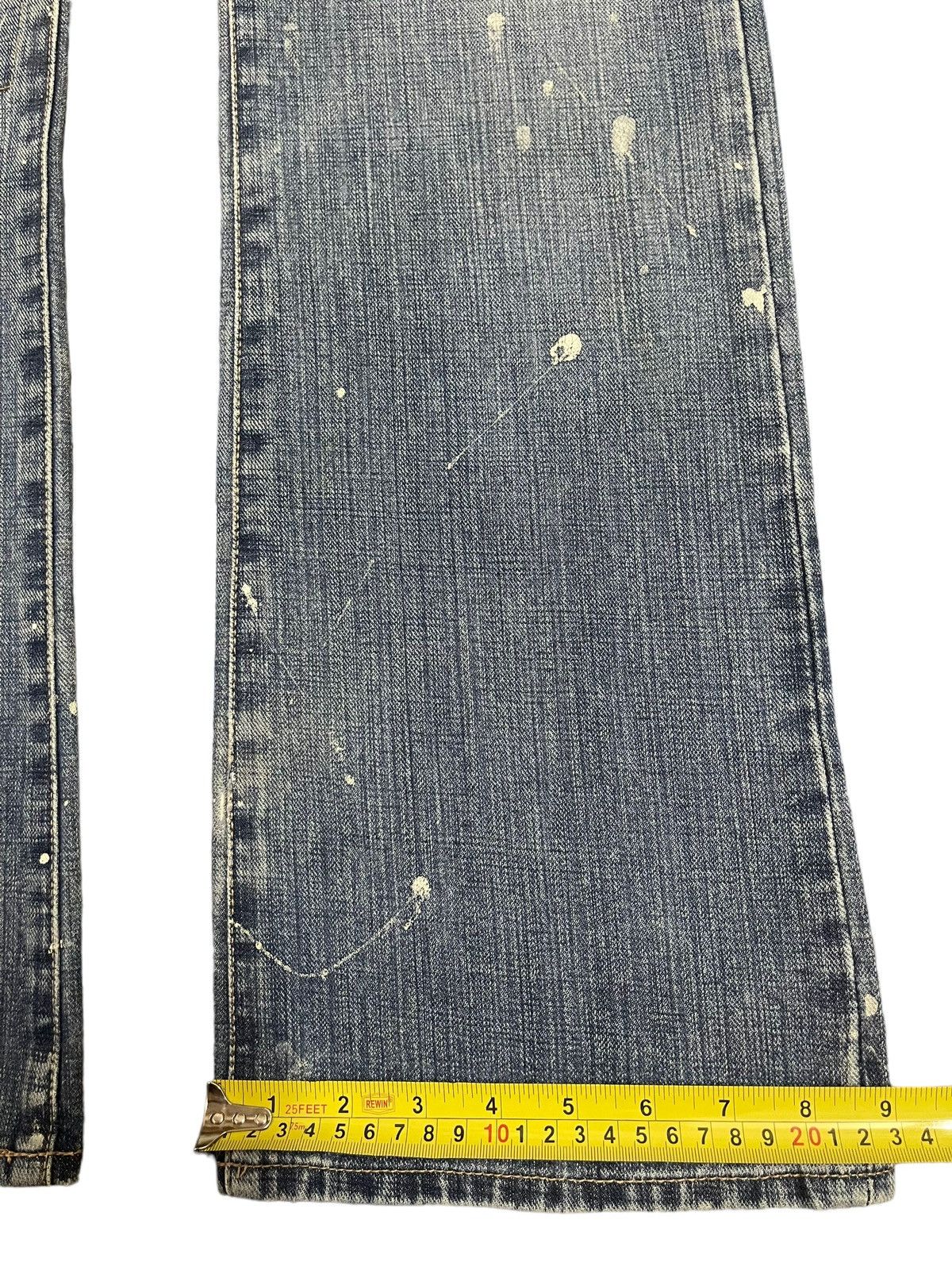Purple Brand Vintage Japanese Brand Faded Wash Painted Wide Leg Jeans Size US 32 / EU 48 - 16 Thumbnail