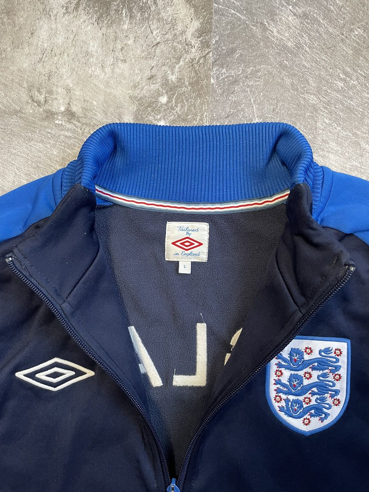 Umbro Vintage Umbro England Soccer Team Track Jacket Football Y2K Size US L / EU 52-54 / 3 - 5 Thumbnail