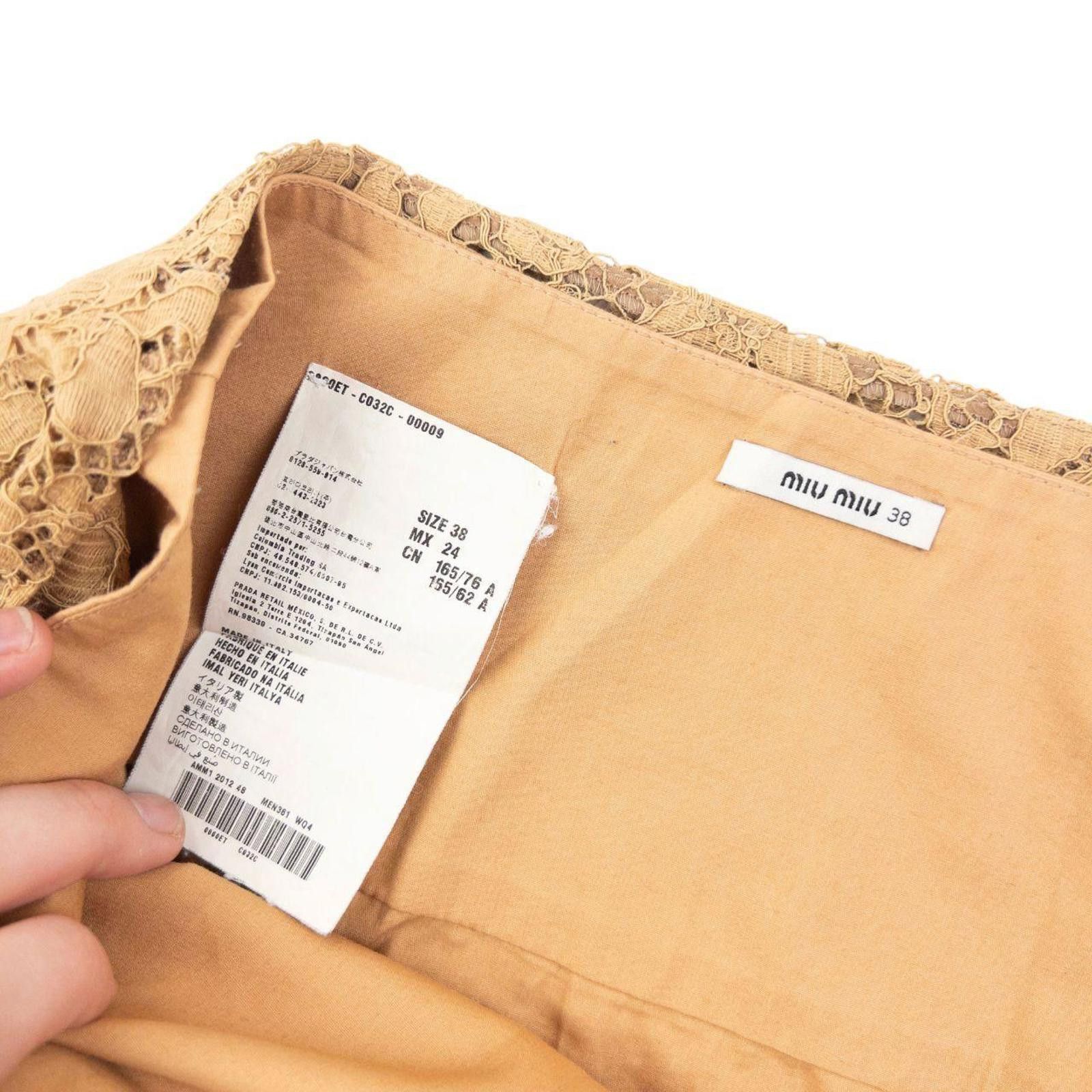 Miu Miu Vintage Miu Miu Lace Skirt Womens Size W23 Size 24" / US 00 / IT 34 - 5 Thumbnail