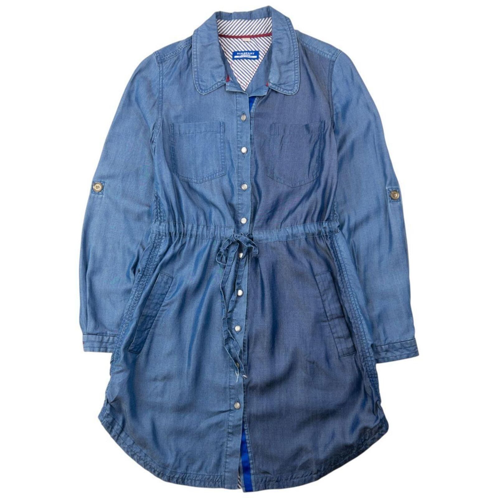 Burberry Vintage 2000s Burberry Blue Label Shirt Dress Womens Size S Size XS / US 0-2 / IT 36-38 - 1 Thumbnail
