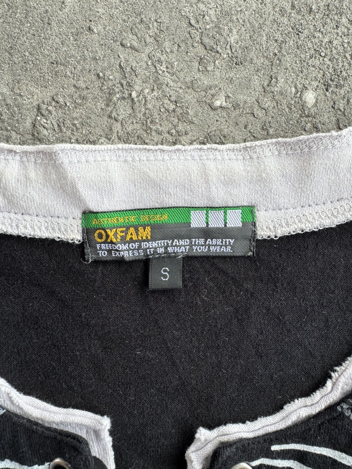 If Six Was Nine Oxfam Lace Up Poem LS tshirt Size US S / EU 44-46 / 1 - 5 Thumbnail