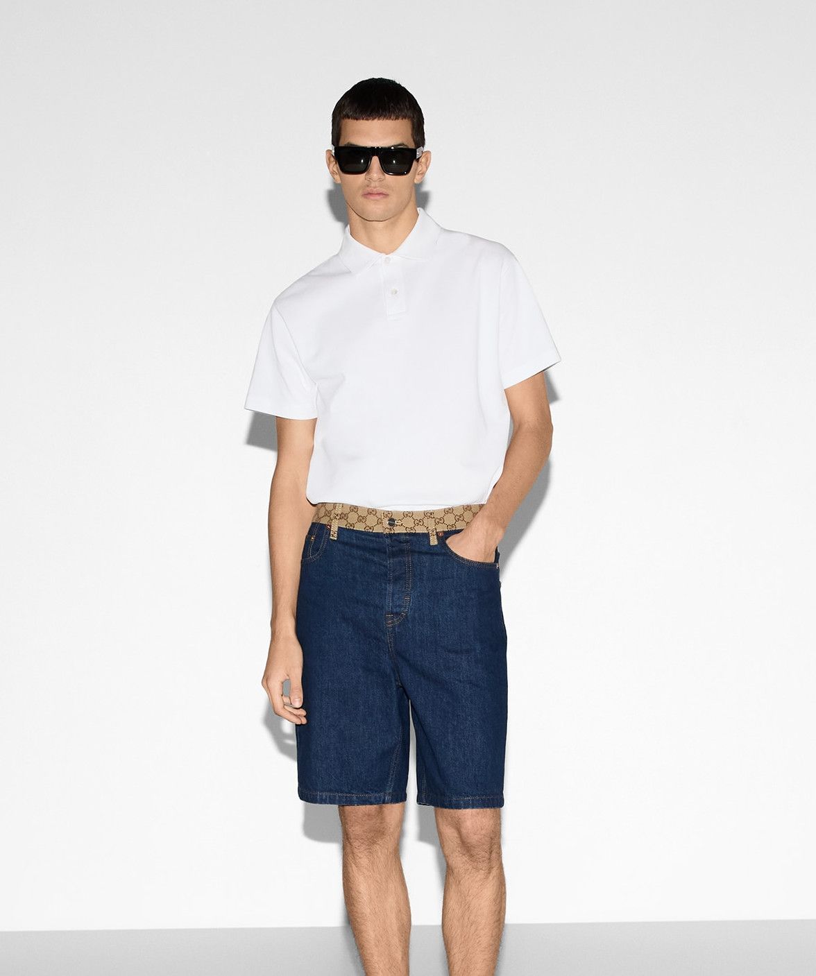 Designer White Polo Shirt – Timeless Elegance in a Wardrobe Staple Size US M / EU 48-50 / 2 - 3 Thumbnail