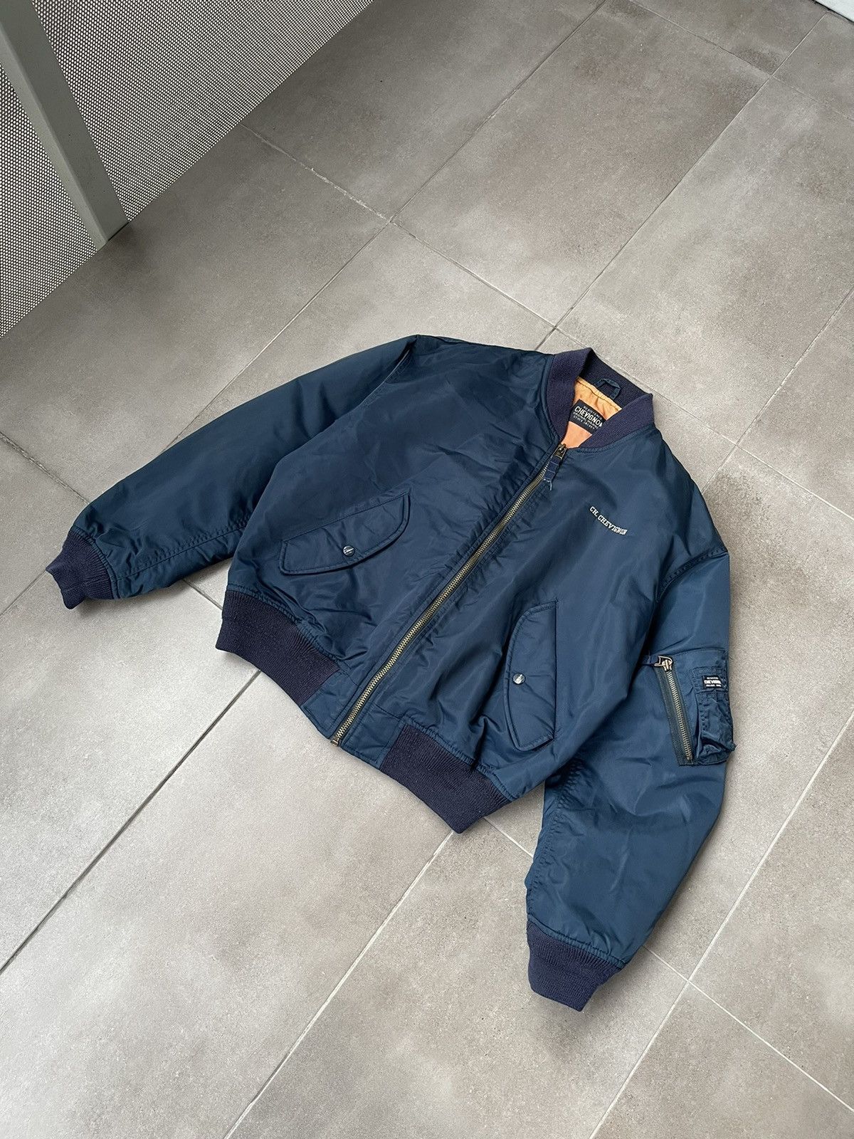 Chevignon VIntage Chevignon MA1 Military Navy Bomber Jacket Size US M / EU 48-50 / 2 - 10 Thumbnail