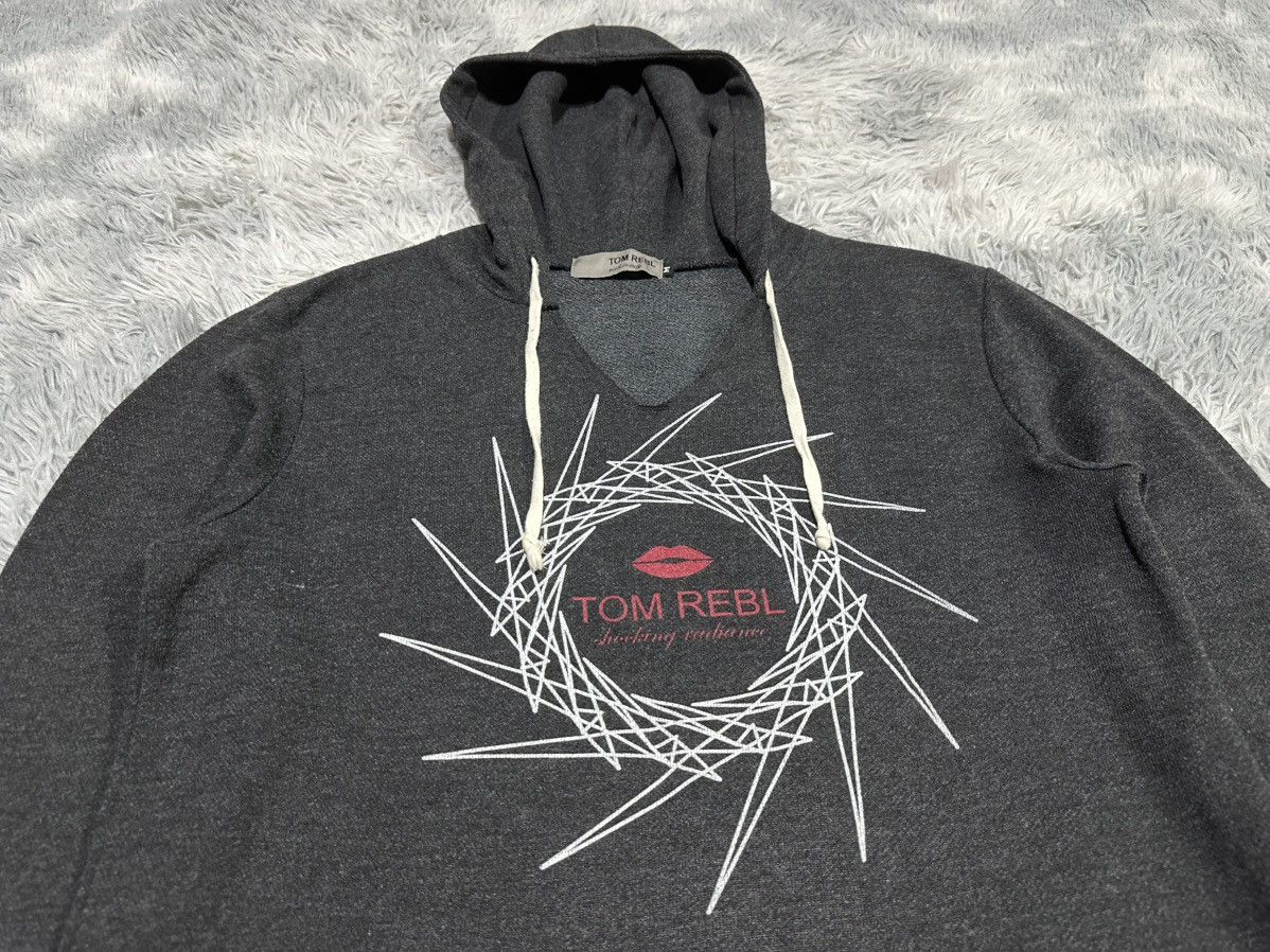 Tom Rebl 🔥Tom Rebl Lips Hoodie German Avant-Garde Size US M / EU 48-50 / 2 - 2 Thumbnail