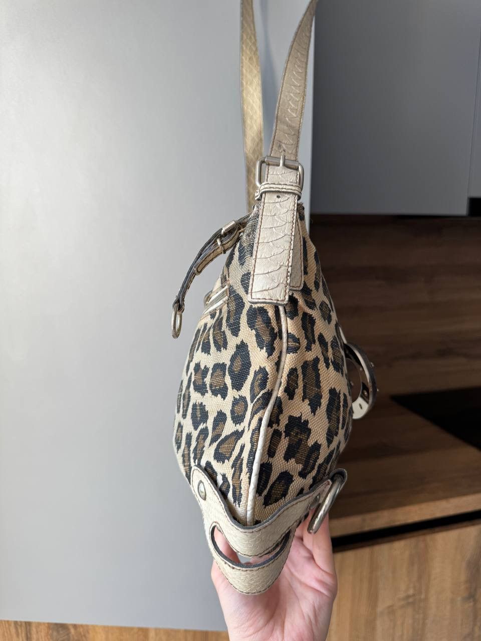 Guess Vintage Women’s Guess Leopard Print Bag Size ONE SIZE - 7 Thumbnail