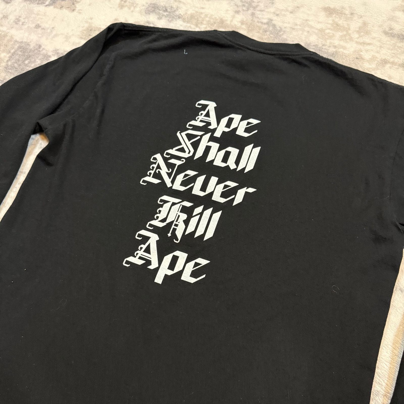 Bape × Nigo Authentic Bape 2000's Crossbones ASNKA Longsleeve Tee L Size US L / EU 52-54 / 3 - 6 Thumbnail