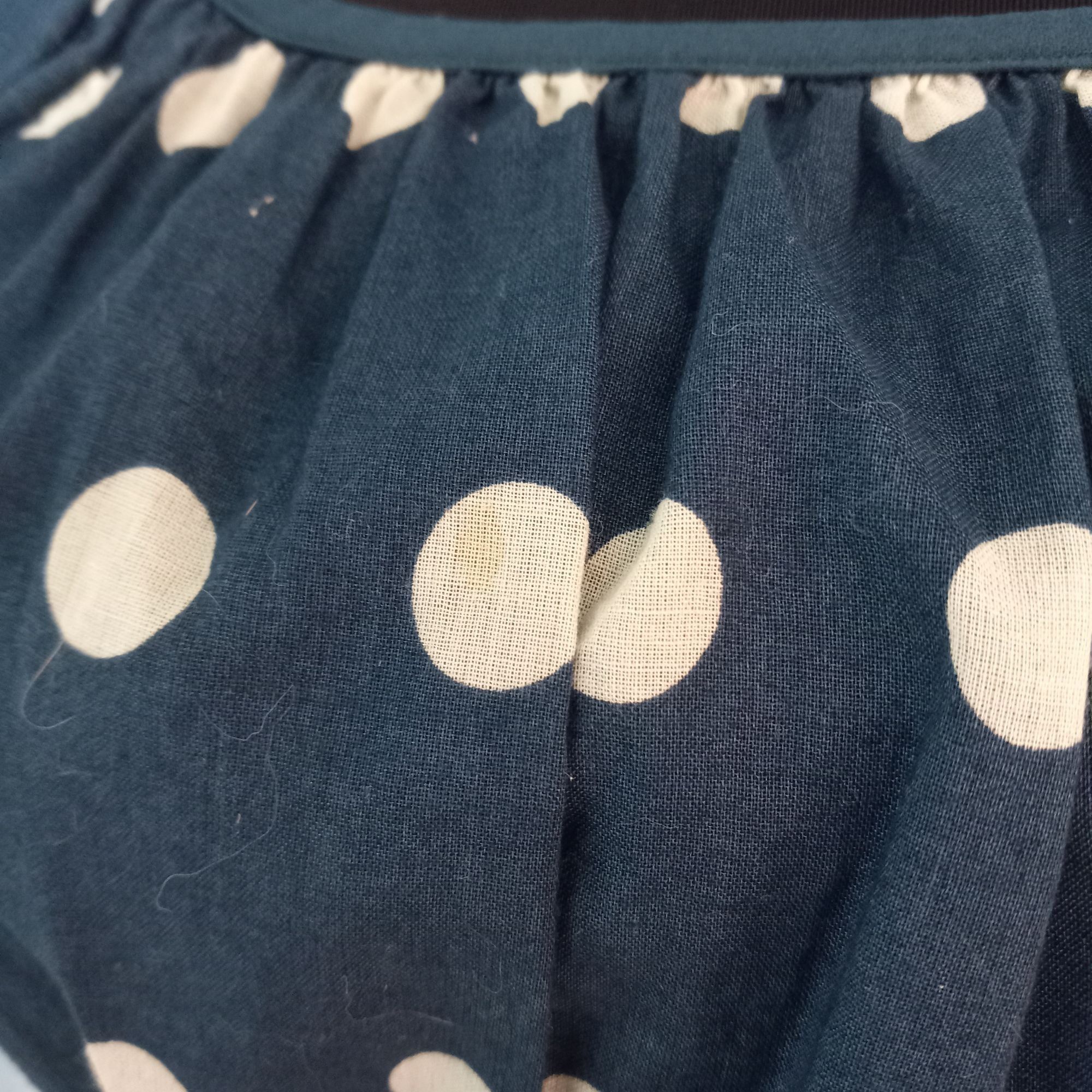 Anthropologie Edme & Esyllte 6 Dress Anthropologie Navy Blue Polka Dot Sle Size M / US 6-8 / IT 42-44 - 5 Thumbnail