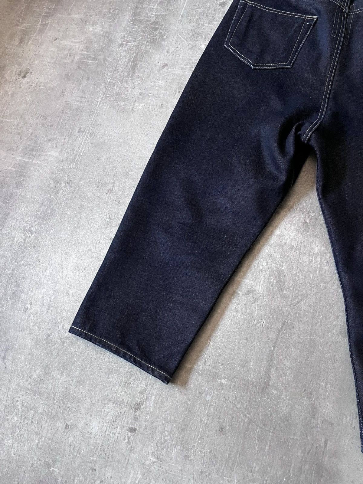 Rick Owens Rick Owens F/W 18 Sisyphus selvedge denim jeans navy Size US 31 - 11 Thumbnail