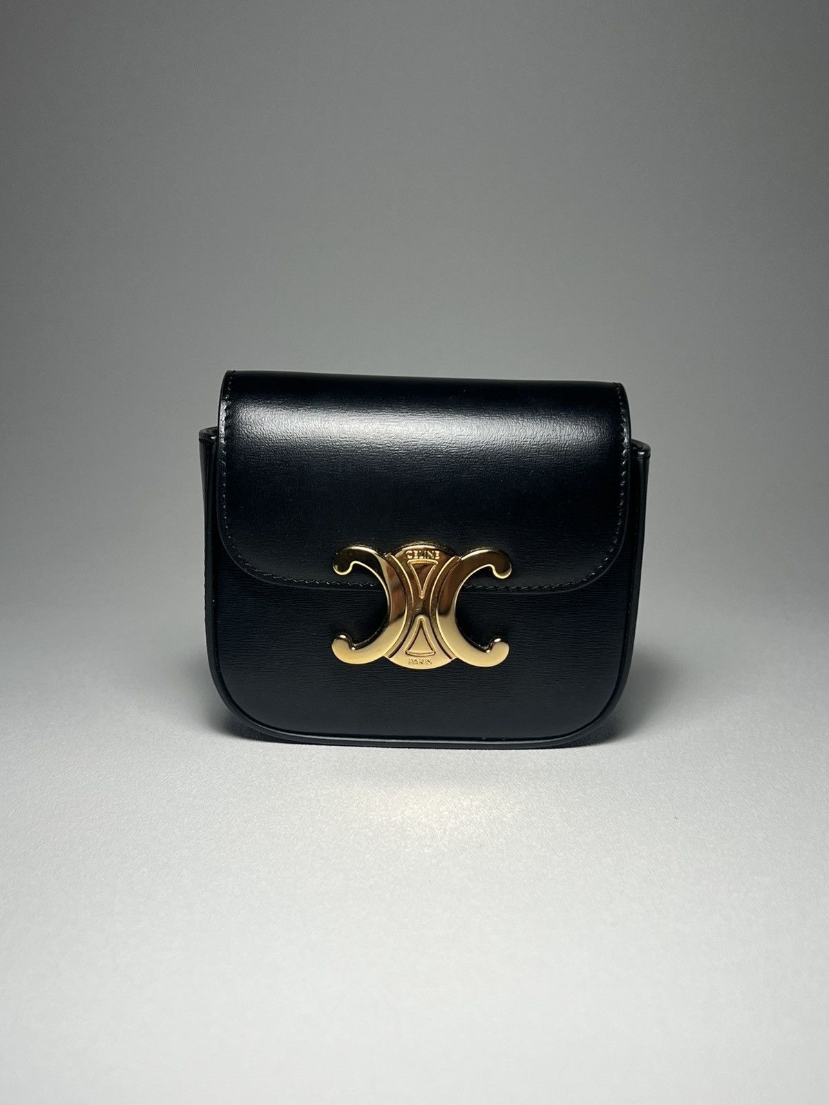 Celine Celine Mini Triomphe Bag Black Size ONE SIZE - 4 Thumbnail