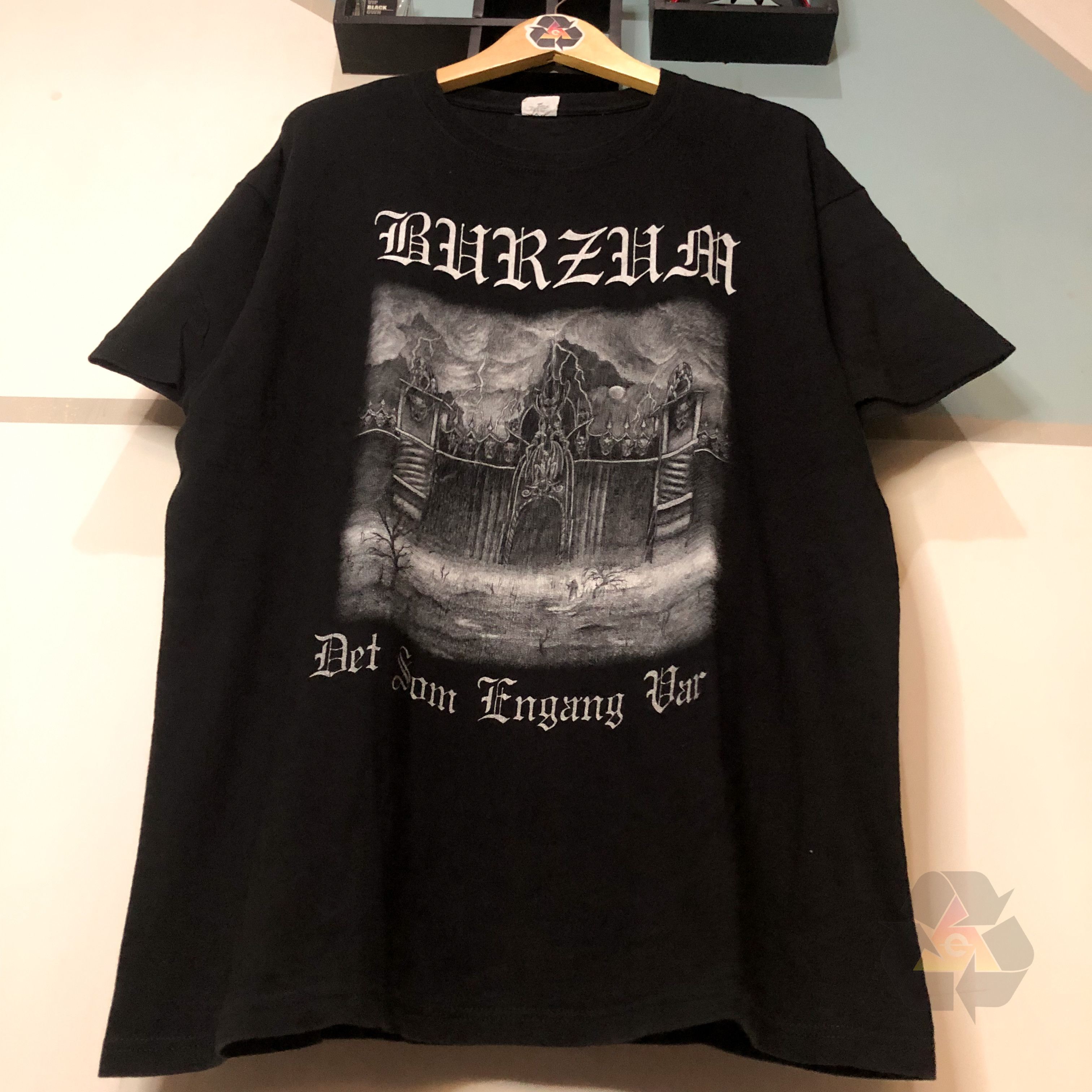 Band Tees Vintage Burzum Album Det Som Engang Var T-Shirt Size US XL / EU 56 / 4 - 4 Thumbnail
