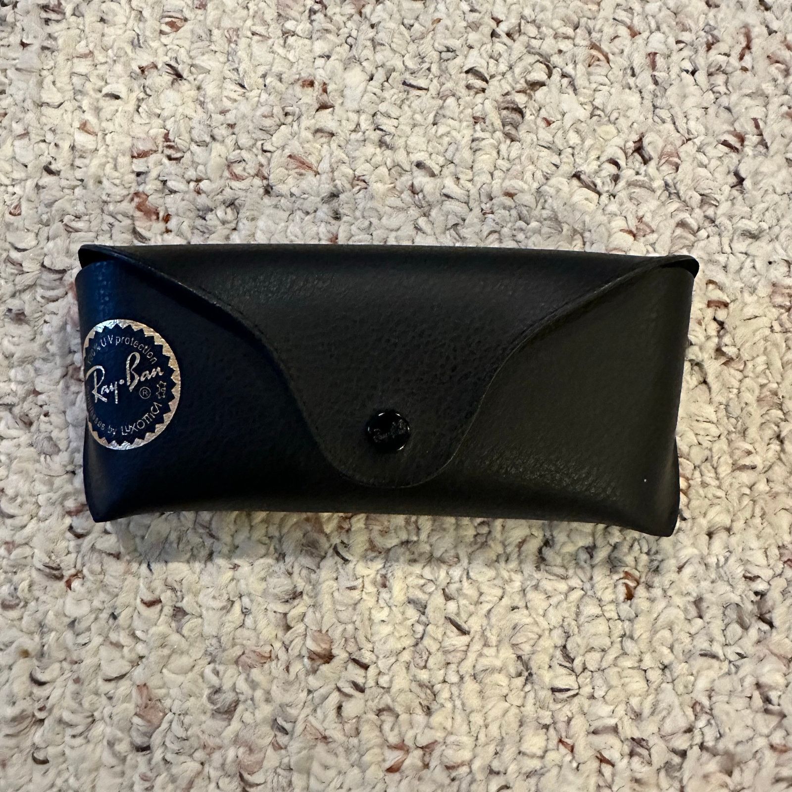 RayBan Ray ban Leather Universal Soft Sunglasses Case Black Travel Size ONE SIZE - 2 Thumbnail