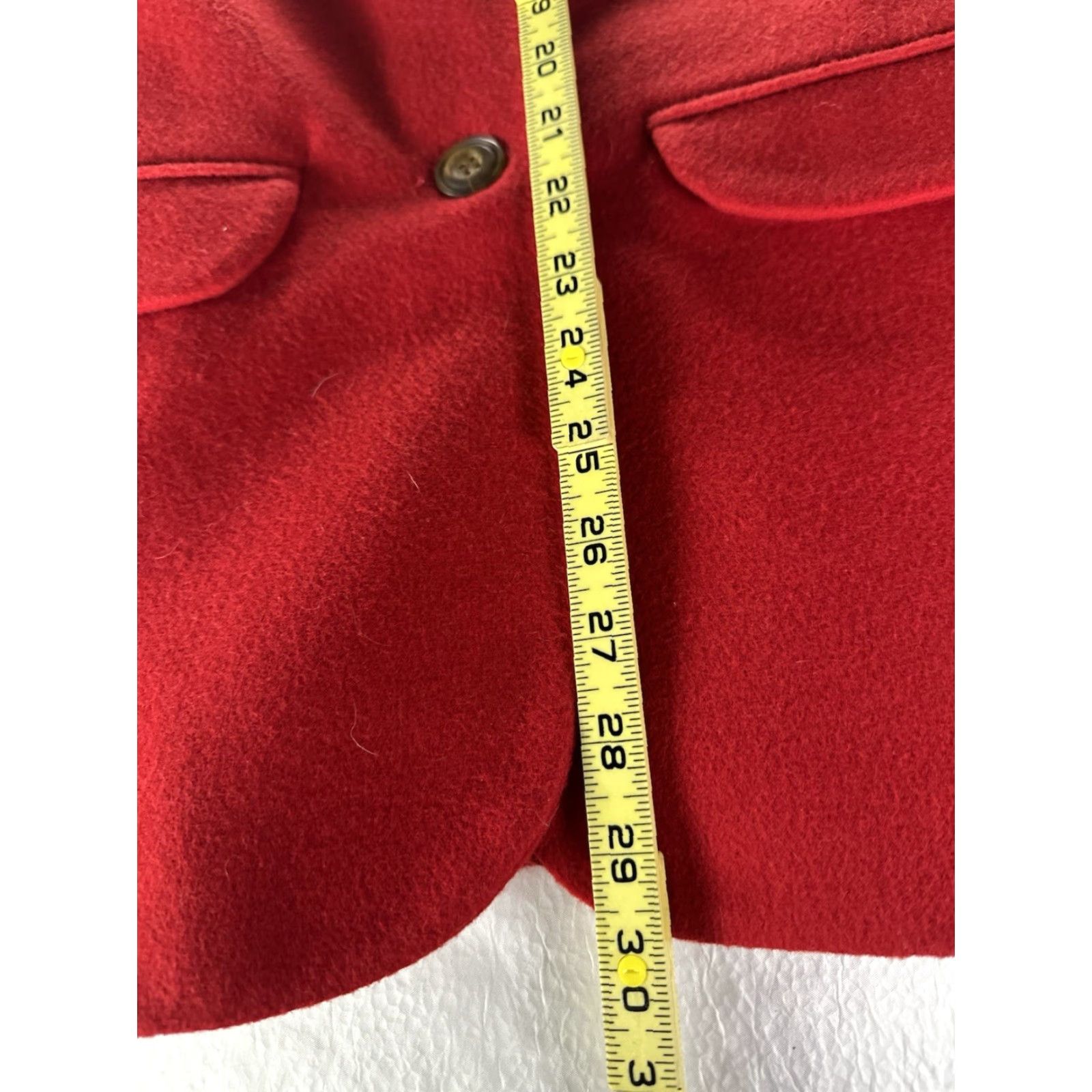 Eddie Bauer VINTAGE Eddie Bauer Blazer Womens Medium Red Wool Blend Jacket Size M / US 6-8 / IT 42-44 - 7 Thumbnail